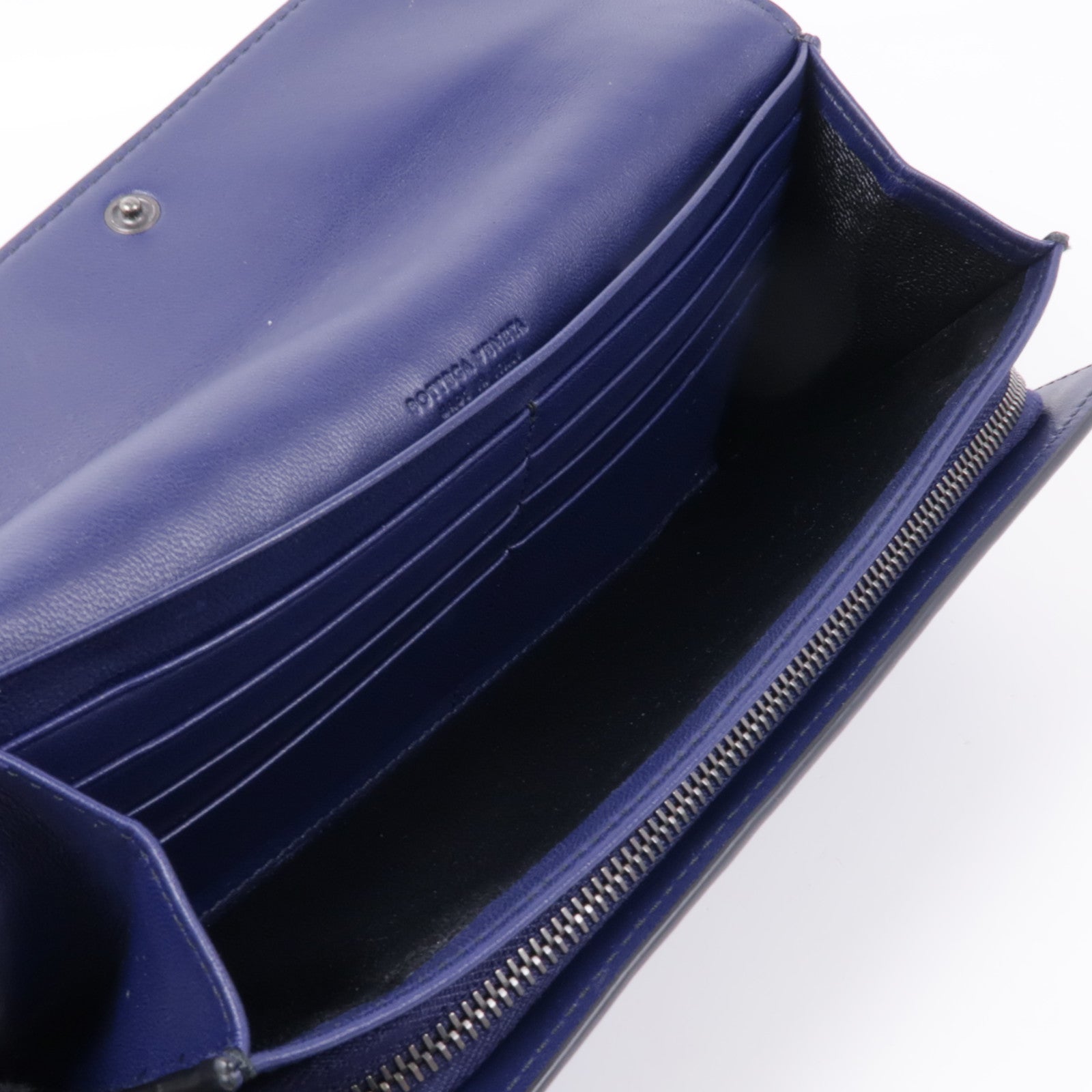 BOTTEGA VENETA 牛皮/蛇皮皮革Long Wallet長錢包