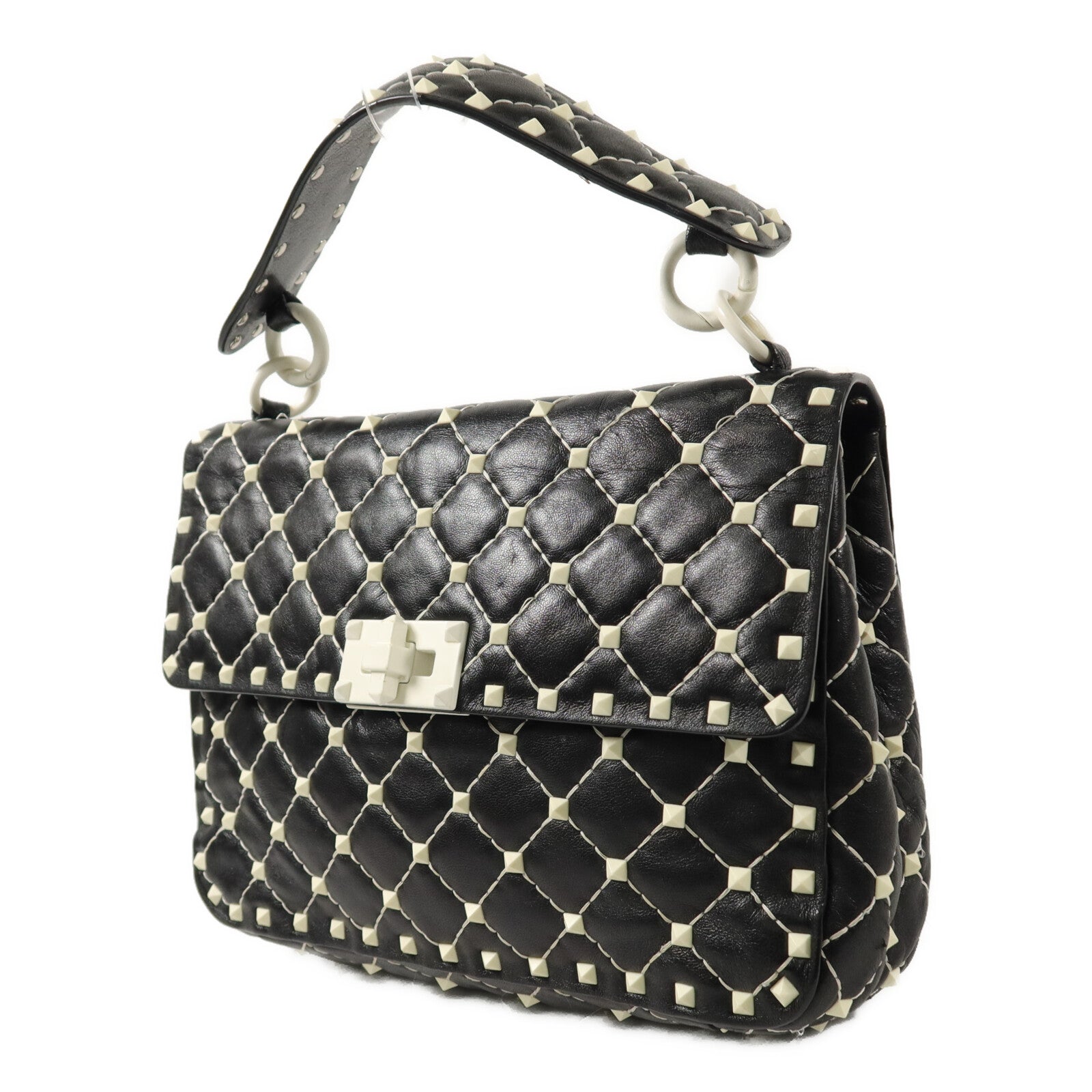 Valentino 牛皮皮革Rockstud Spike手挽肩背兩用袋