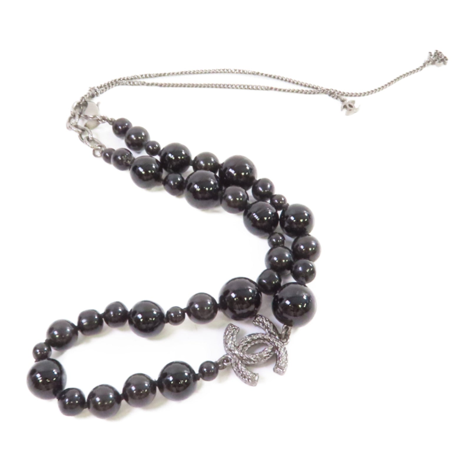 CHANEL 仿珍珠/金屬CC Necklace項鏈