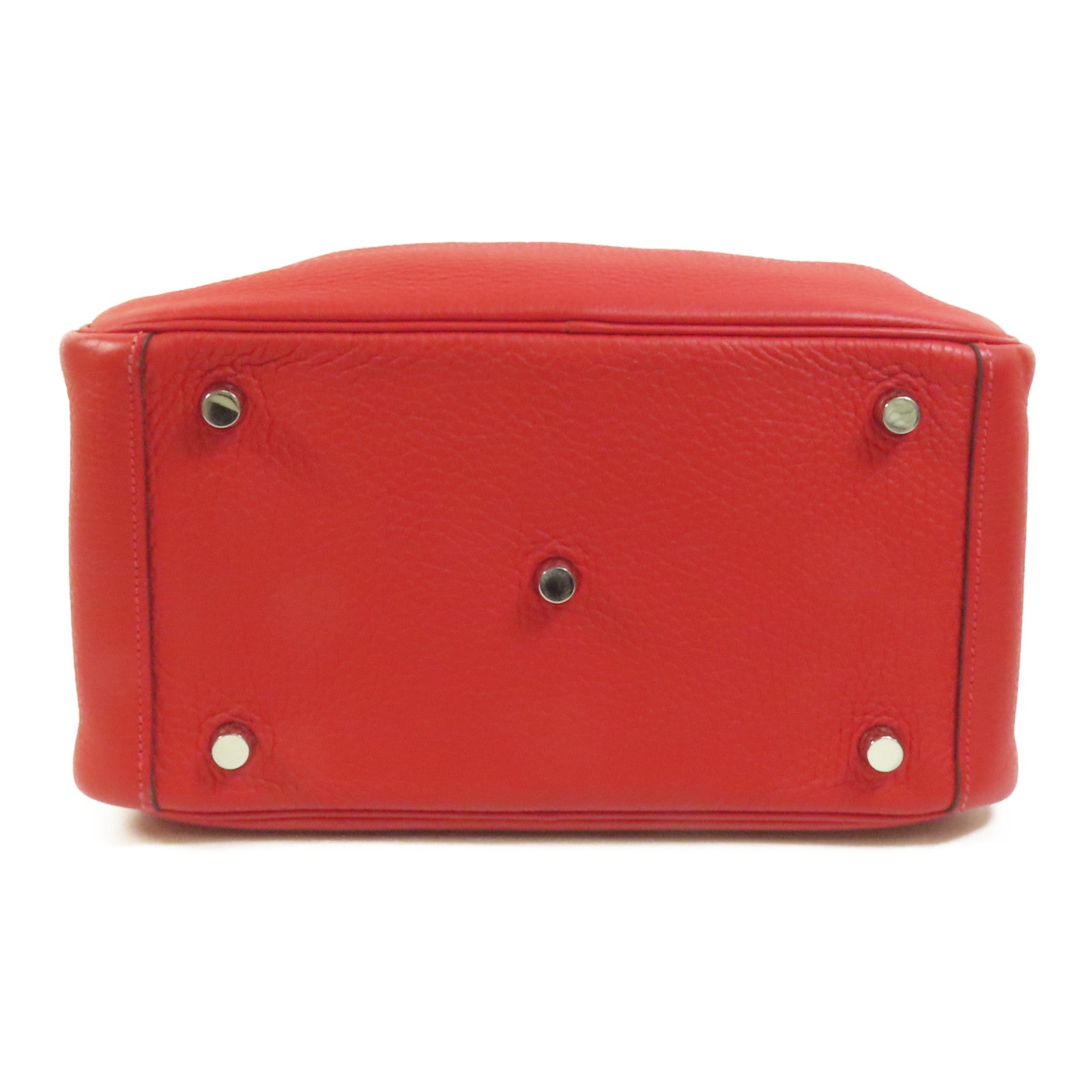 HERMES Togo皮革Lindy 26手挽肩背兩用袋Rouge Casaque