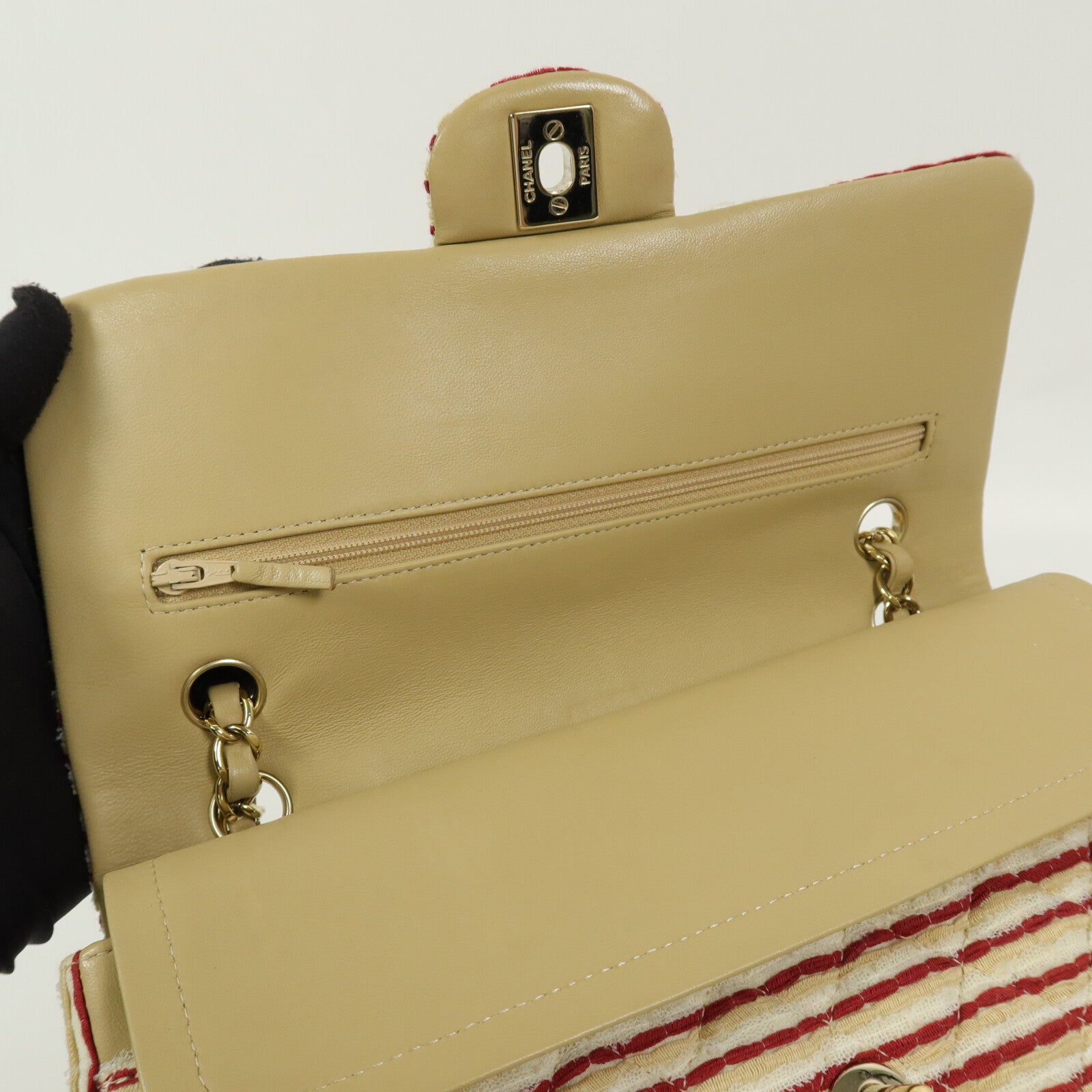 CHANEL Tweed Classic 25鏈帶肩背袋