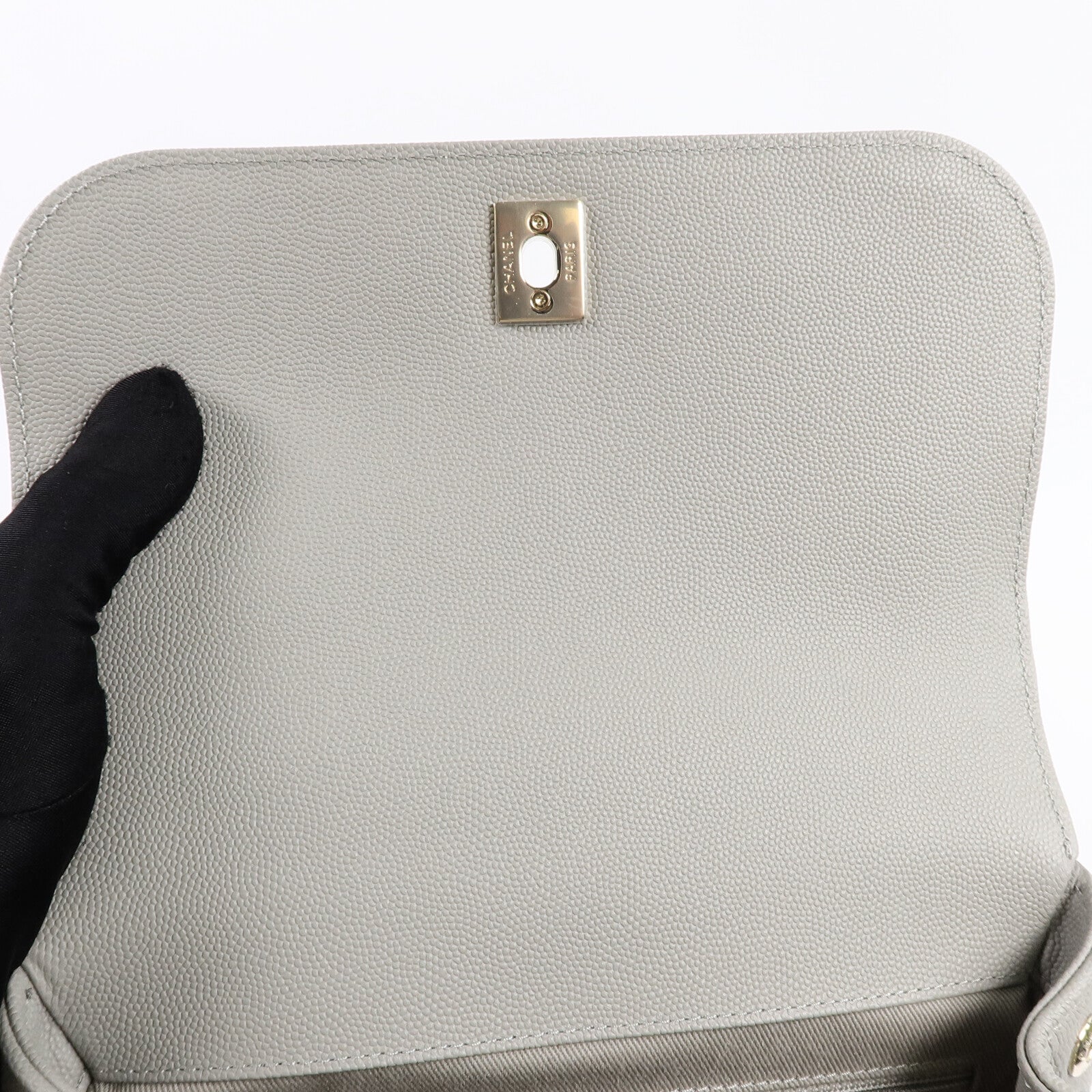 CHANEL 牛皮皮革Business Affinity Small手挽肩背兩用袋