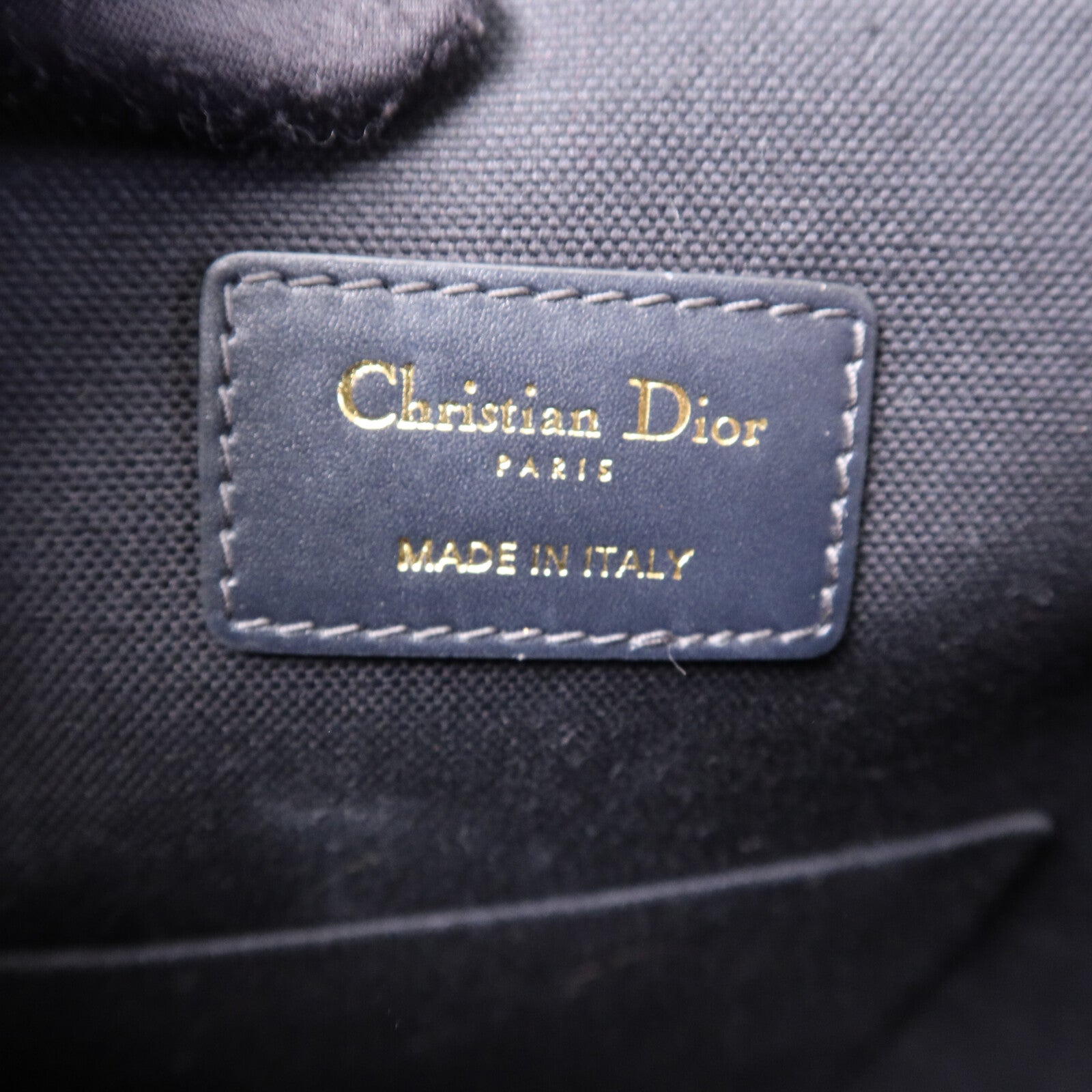 Dior 帆布Medium C'est Bag金扣手挽肩背兩用袋