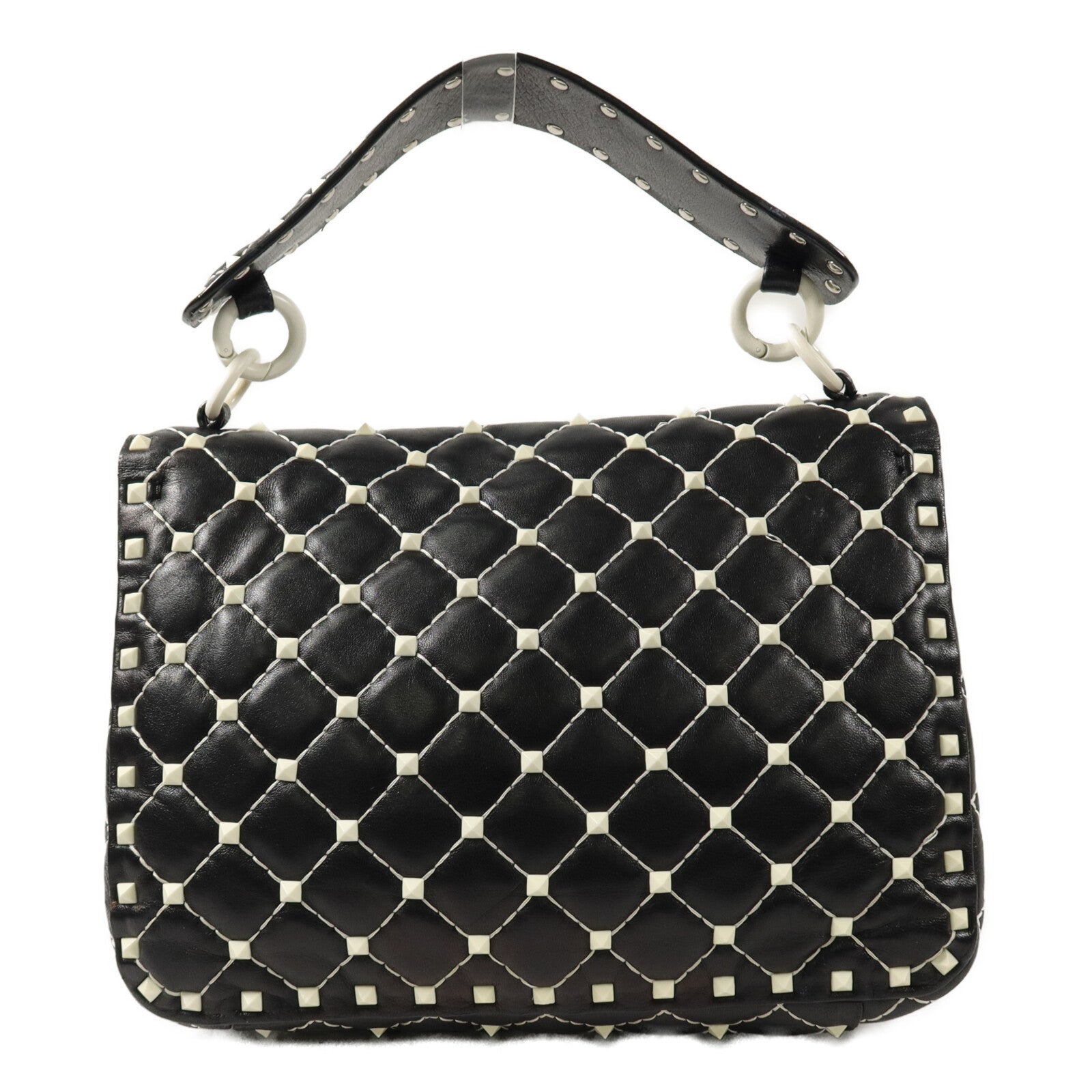 Valentino 牛皮皮革Rockstud Spike手挽肩背兩用袋
