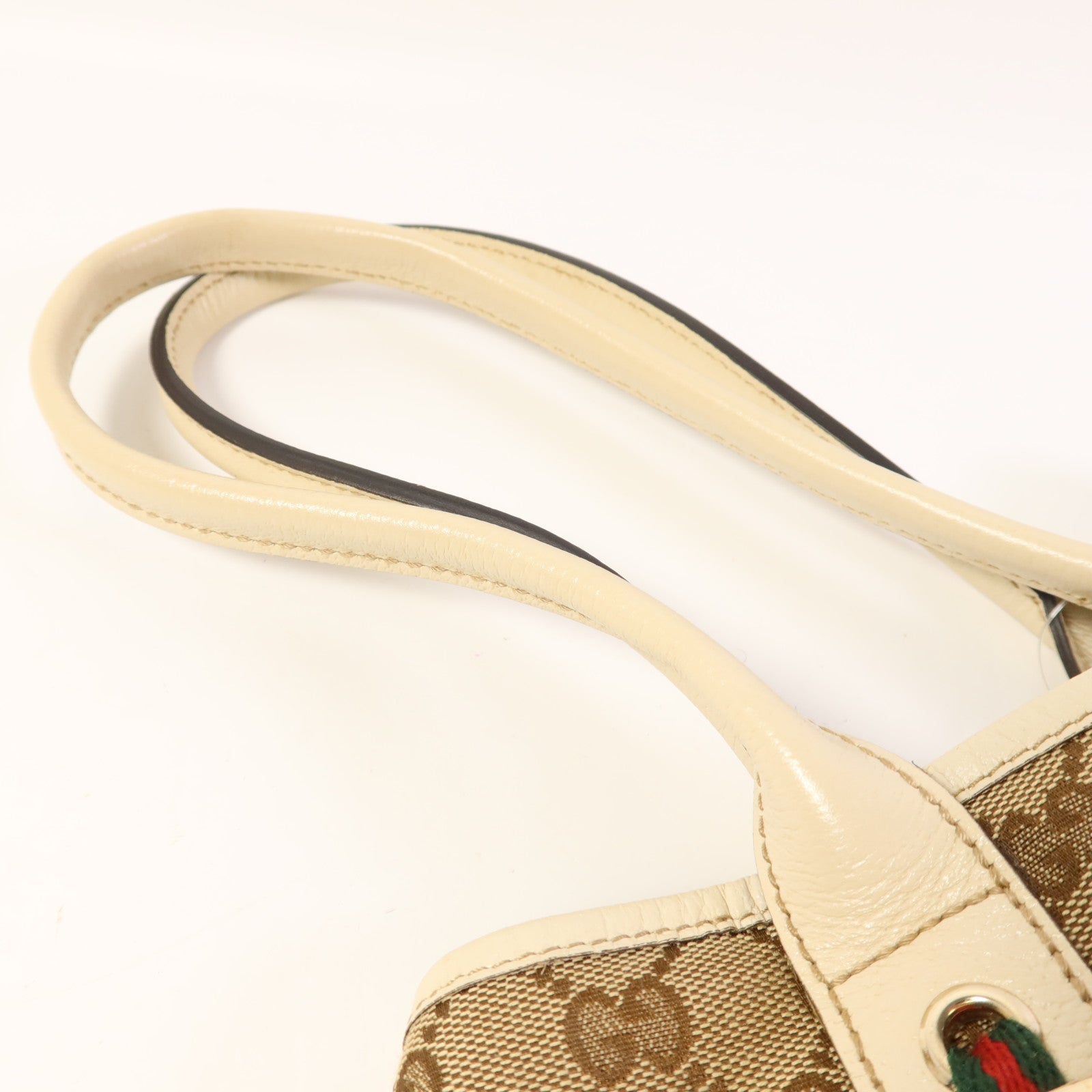 GUCCI 帆布Shoulder Bag金扣肩背袋