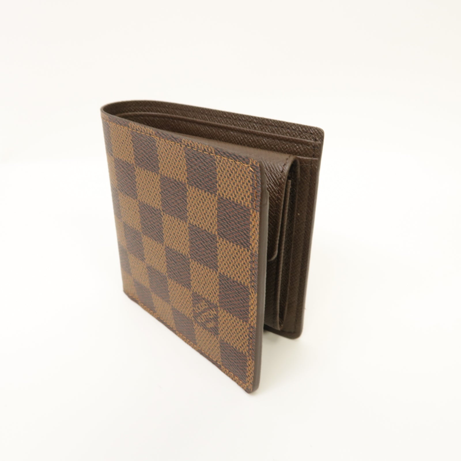 LOUIS VUITTON Damier Marco Wallet金扣錢包啡色