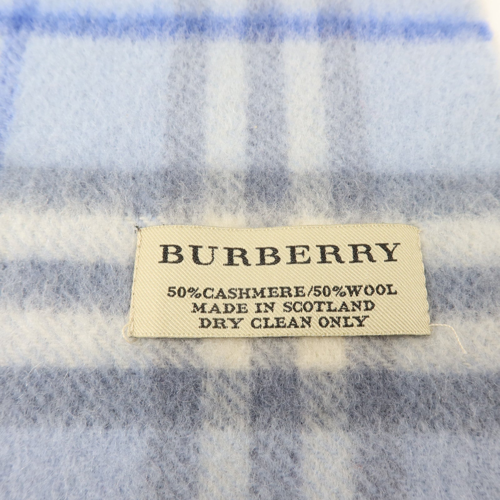 BURBERRY 羊絨/羊毛Check Scarf 144x30cm圍巾