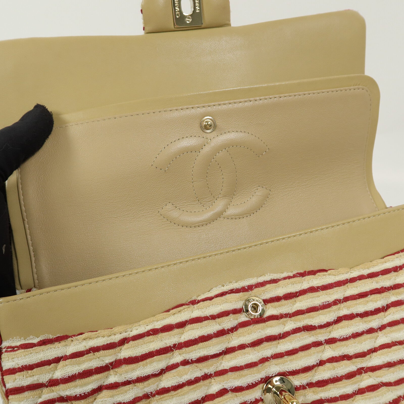 CHANEL Tweed Classic 25鏈帶肩背袋