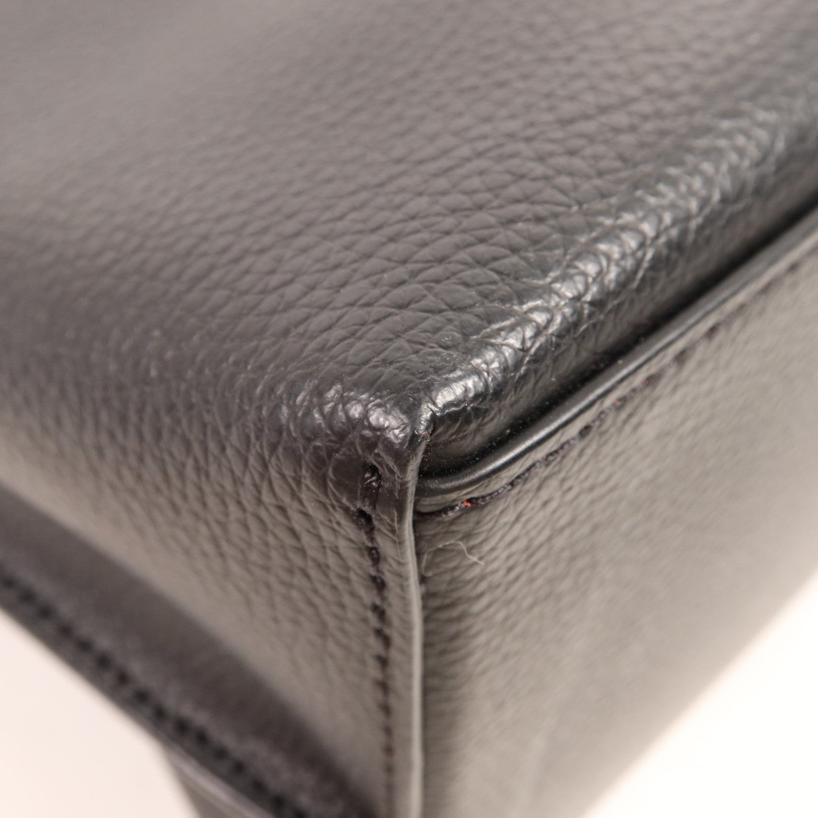 COACH 牛皮皮革Tote Bag金扣肩背袋