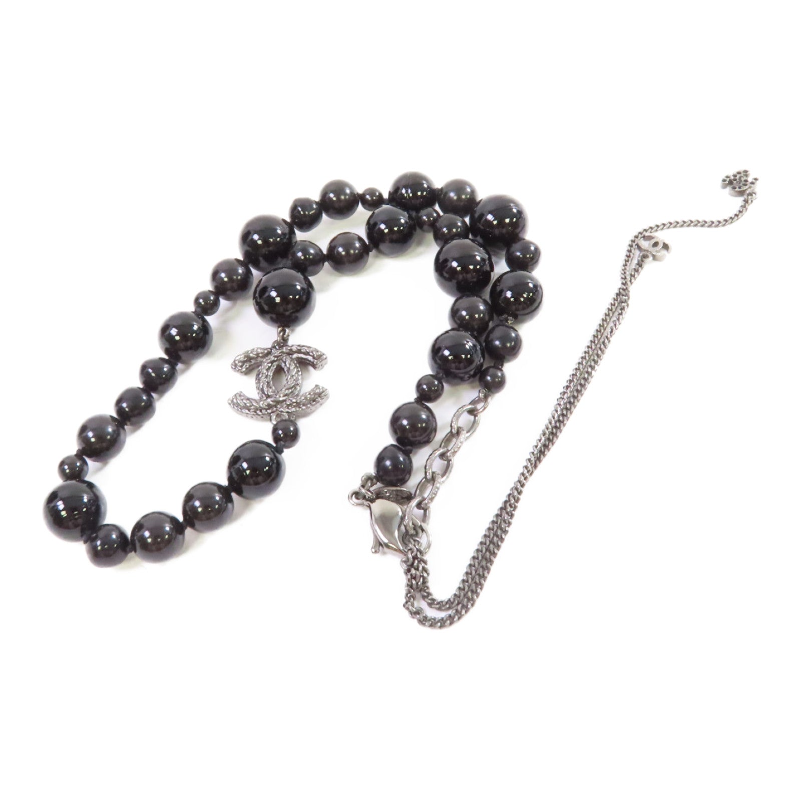 CHANEL 仿珍珠/金屬CC Necklace項鏈