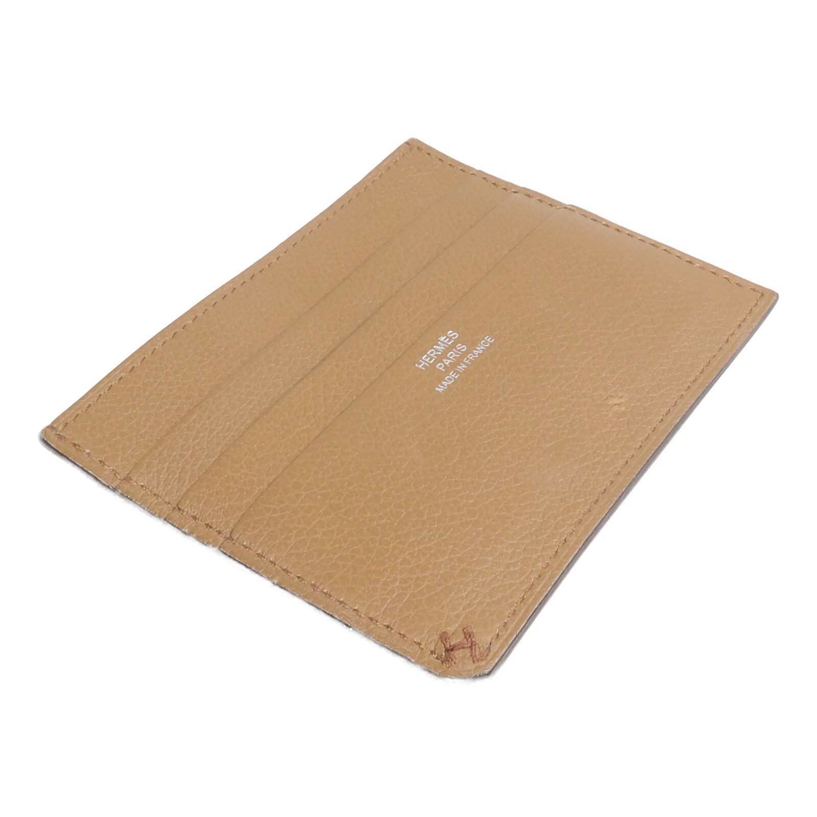 HERMES Evercolor皮革H Sellier Card Holder卡片套Alezan