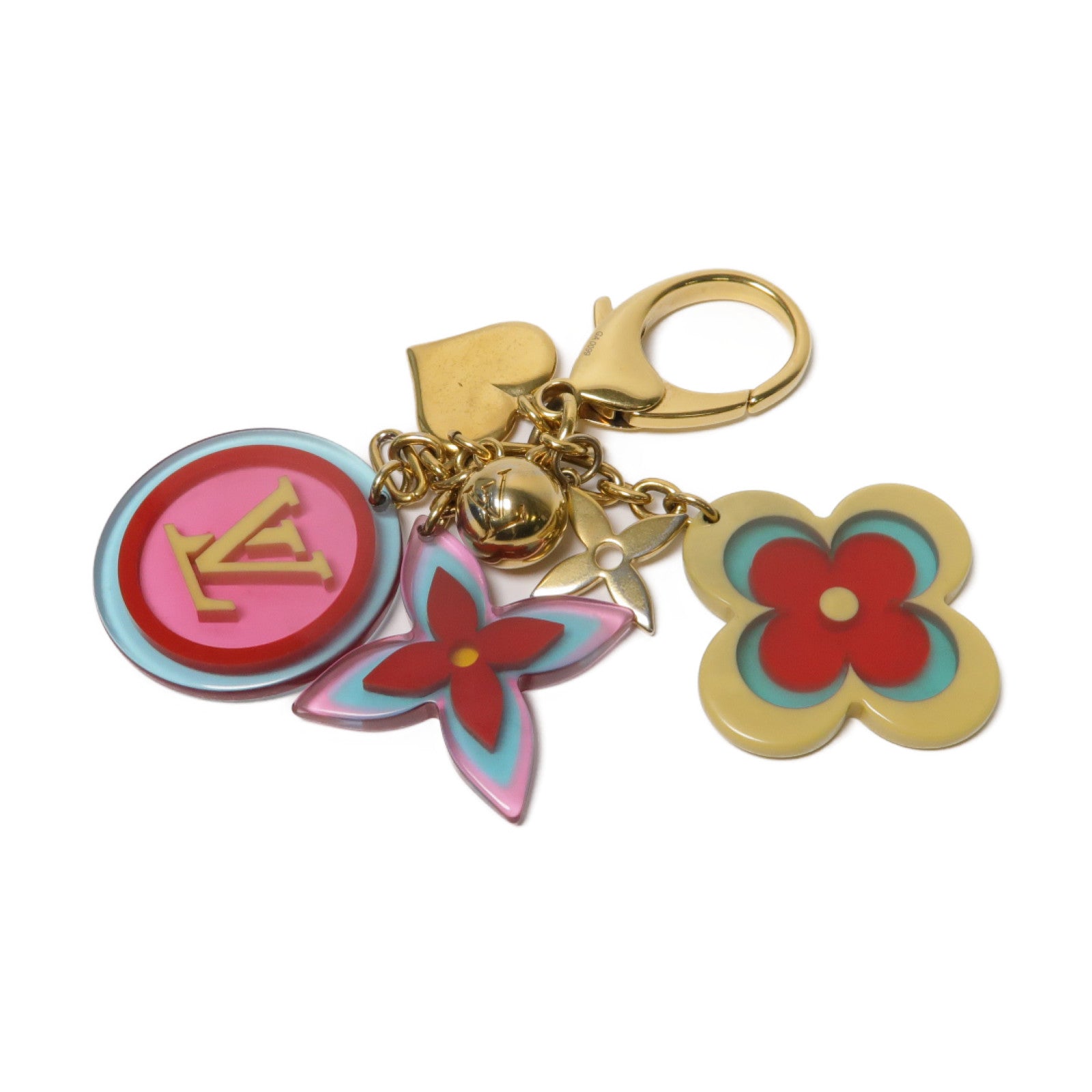 LOUIS VUITTON 【激減優惠】PVC/金屬Bijou Sac Candy Key Ring金扣鎖匙扣彩色