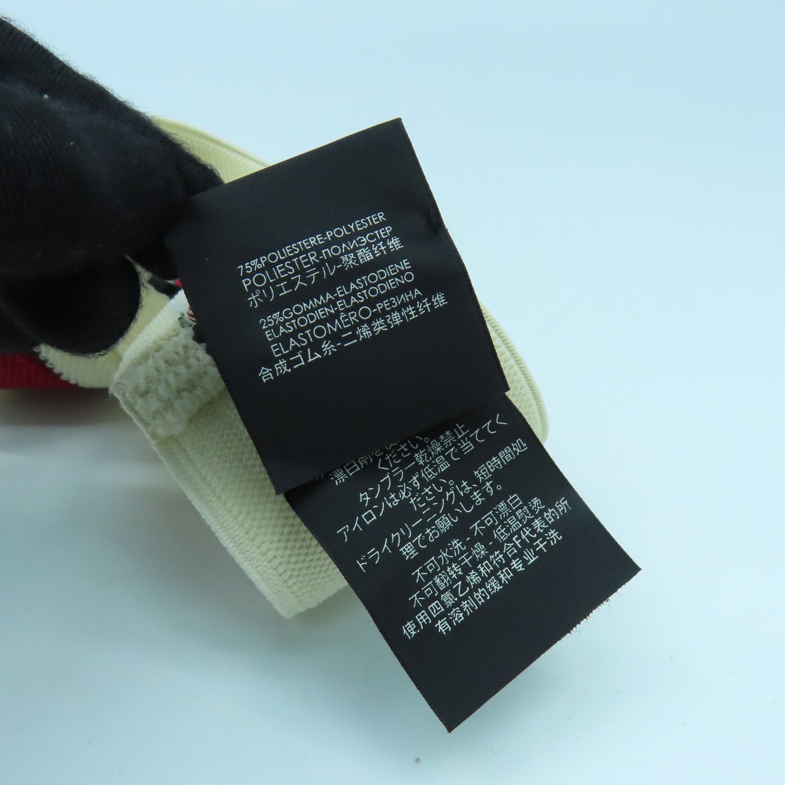 GUCCI 【激減優惠】鬆緊帶/聚酯纖維Head band髮帶米色/紅色