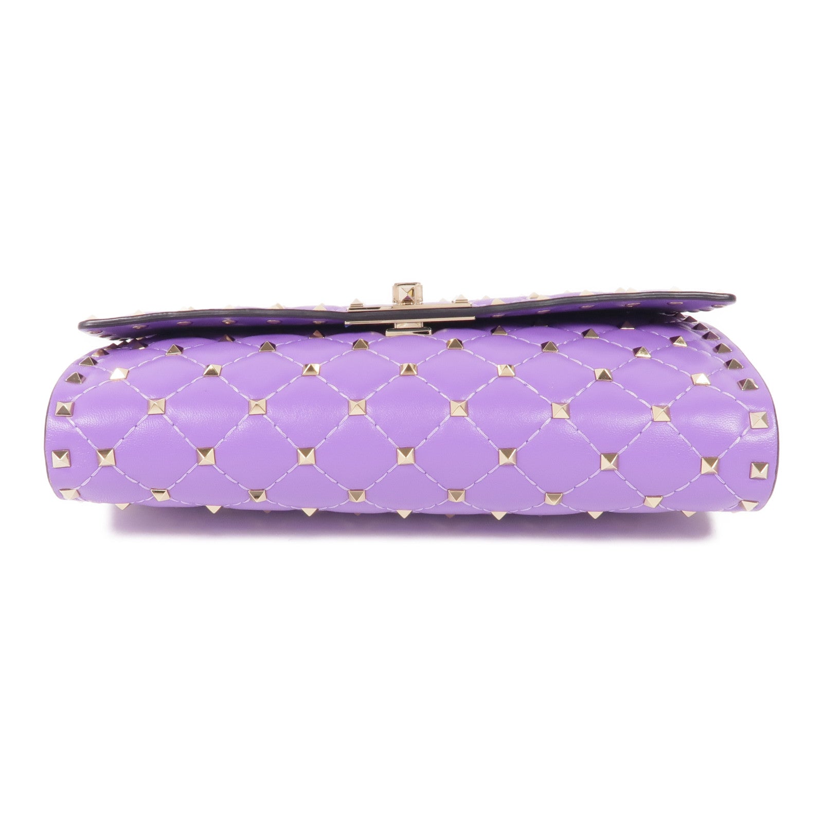 Valentino 羊皮皮革Rockstud Shoulder Bag金扣鏈帶肩背袋