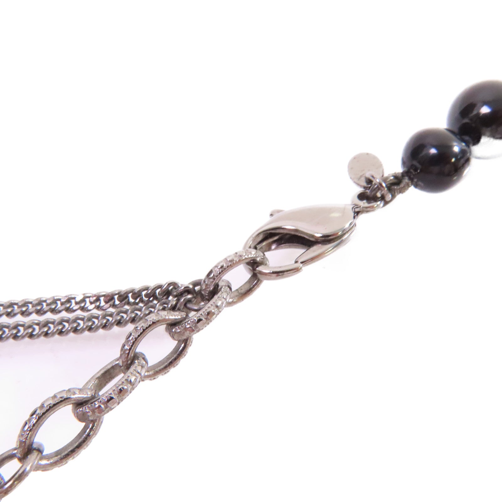 CHANEL 仿珍珠/金屬CC Necklace項鏈