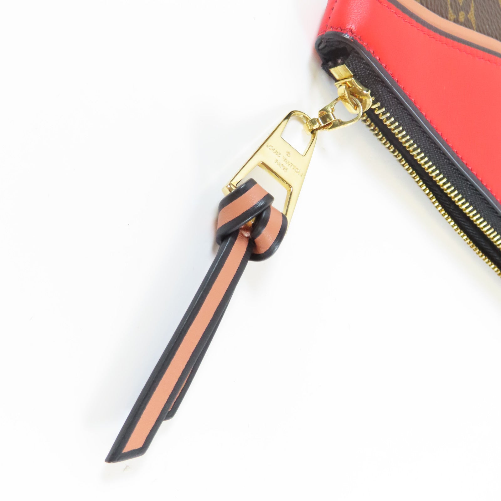 LOUIS VUITTON 【激減優惠】Monogram Tuileries Pochette金扣小袋啡色