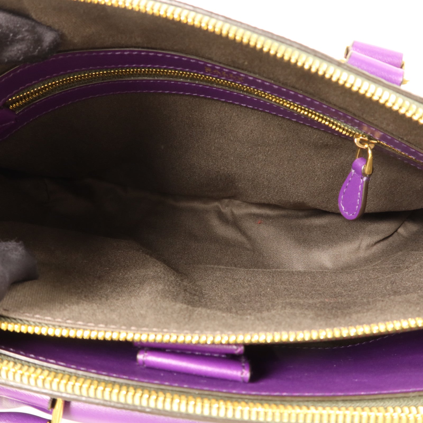 BALLY 牛皮皮革2Way Shoulder Bag金扣手挽肩背兩用袋