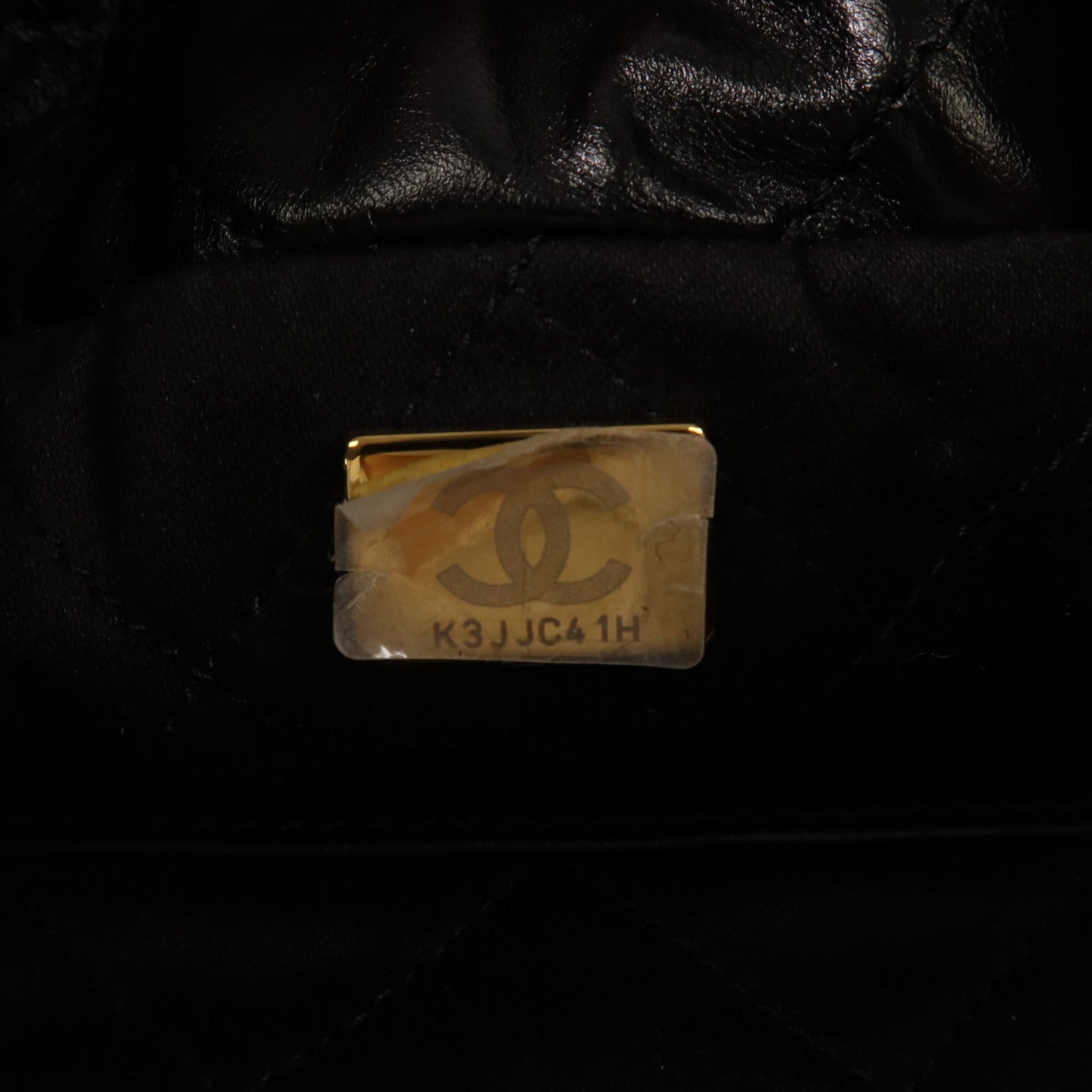 CHANEL 牛皮皮革Mini 22金扣手挽肩背兩用袋