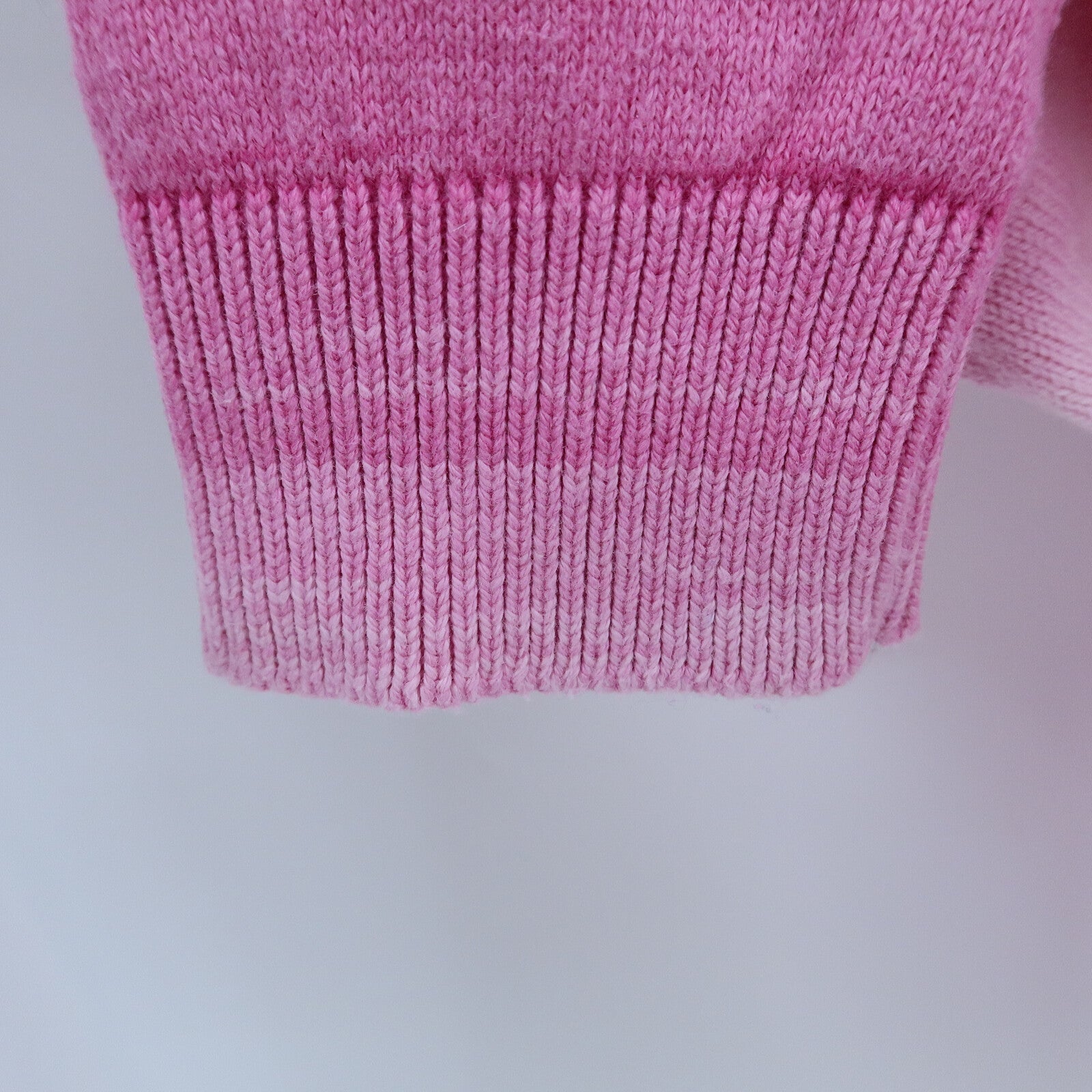 CHANEL Cotton/Cashmere Coco Mark Rhinestone Button Knit Cardigan針織