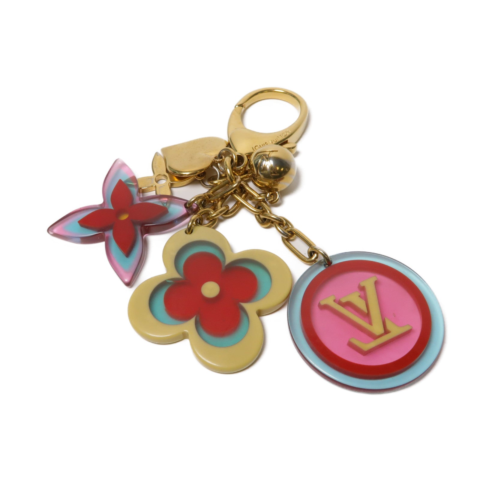 LOUIS VUITTON 【激減優惠】PVC/金屬Bijou Sac Candy Key Ring金扣鎖匙扣彩色