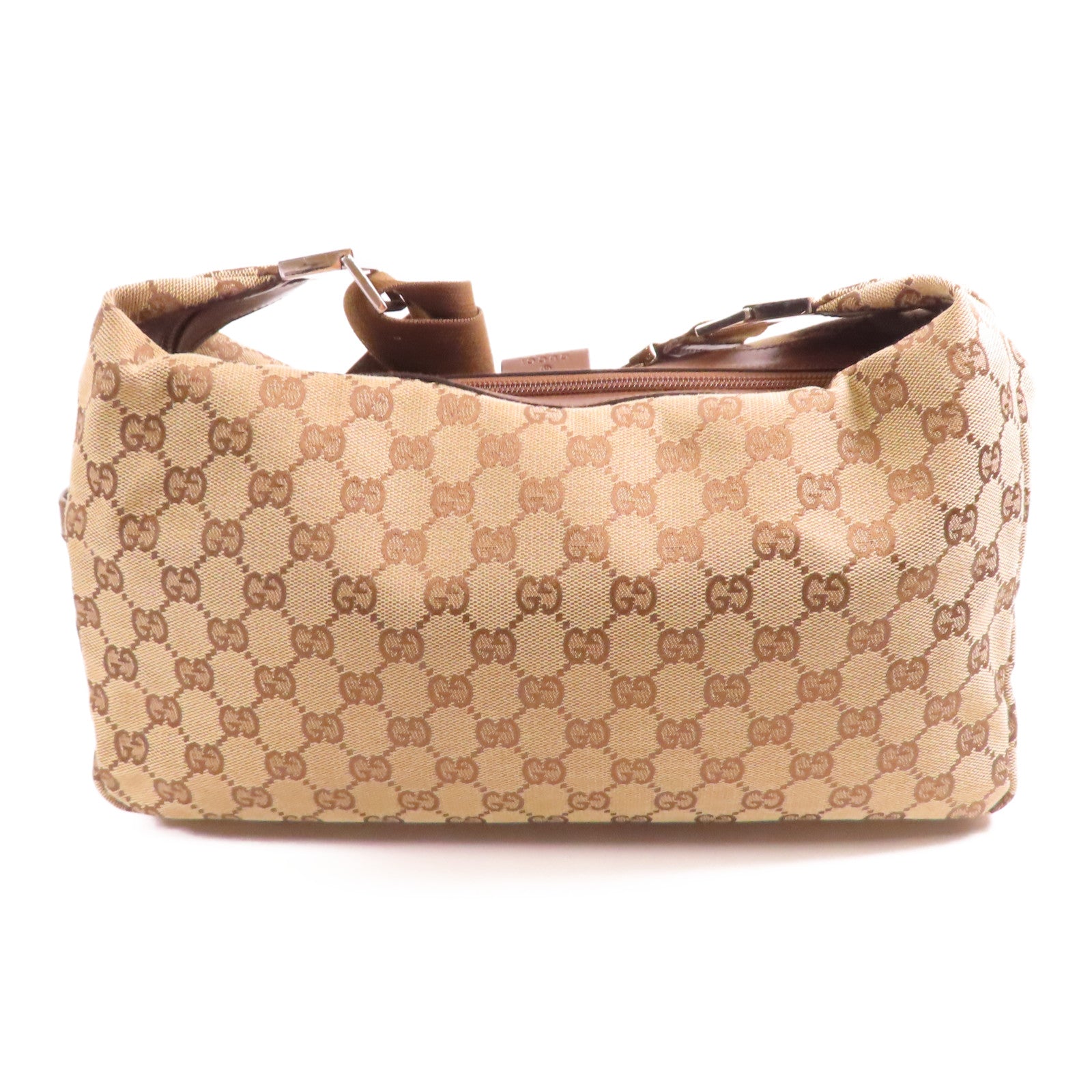 GUCCI GG GHW Shoulder Bag Canvas 35097 Brown