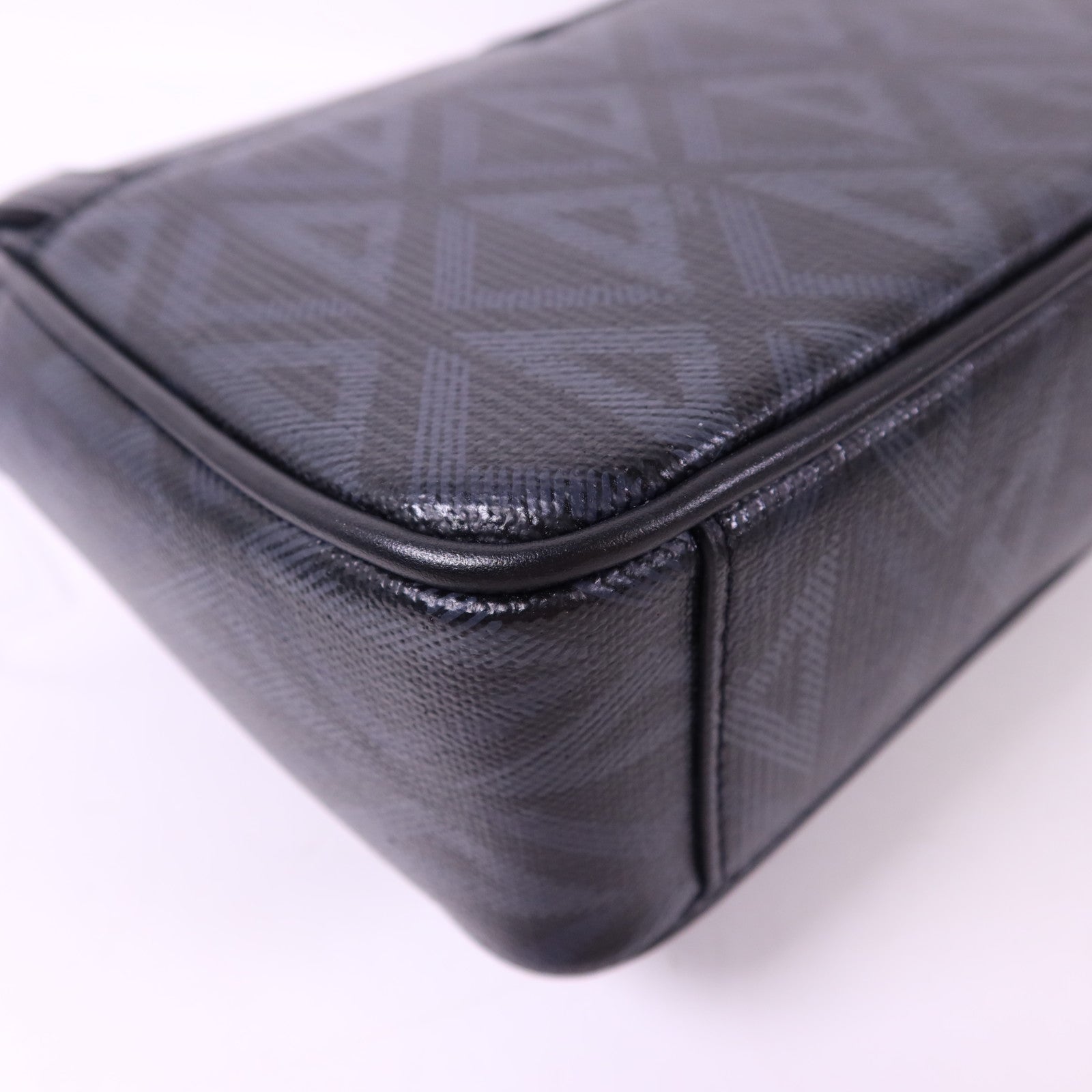 Dior 塗層帆布Hit The Road Shoulder Bag銀扣肩背袋