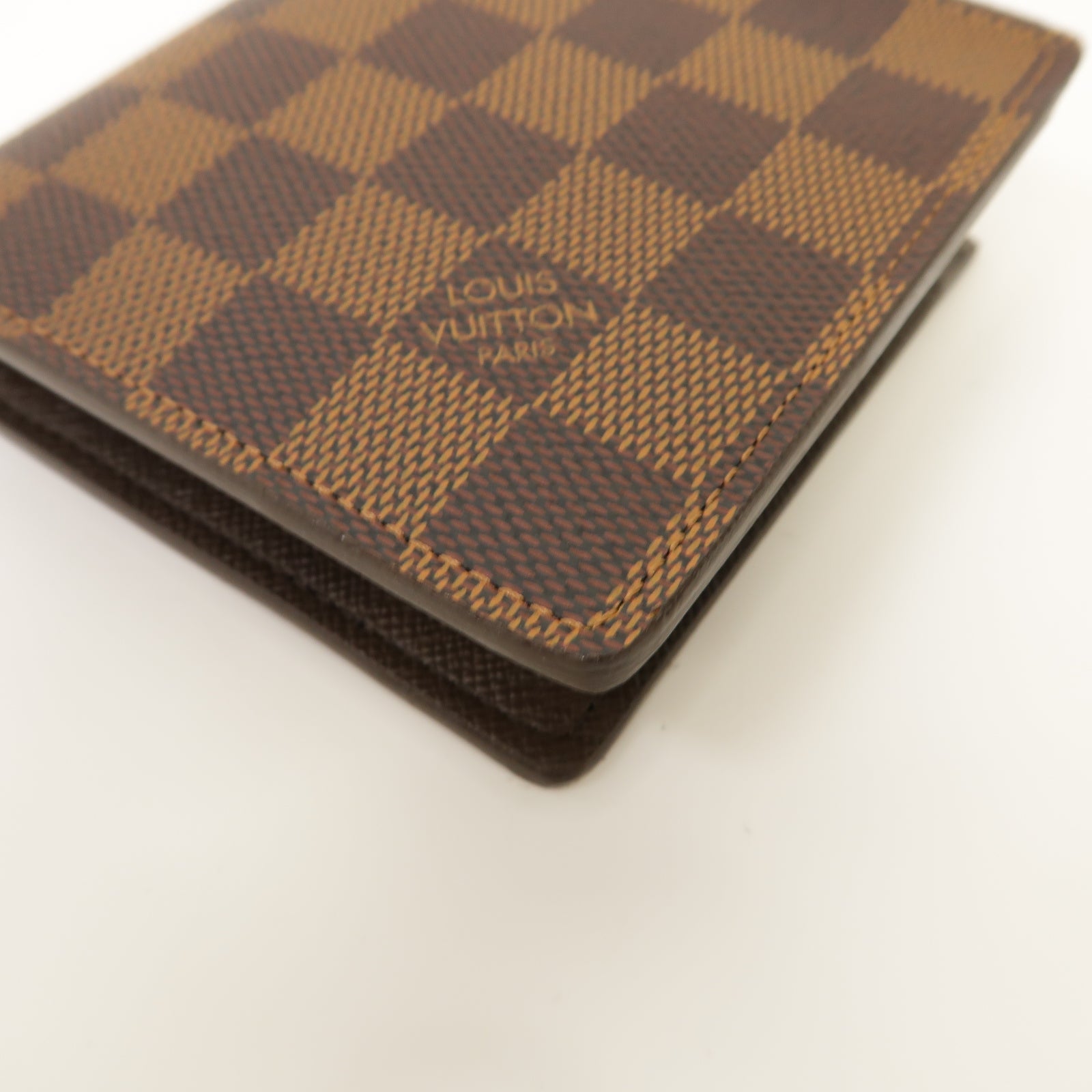 LOUIS VUITTON Damier Marco Wallet金扣錢包啡色