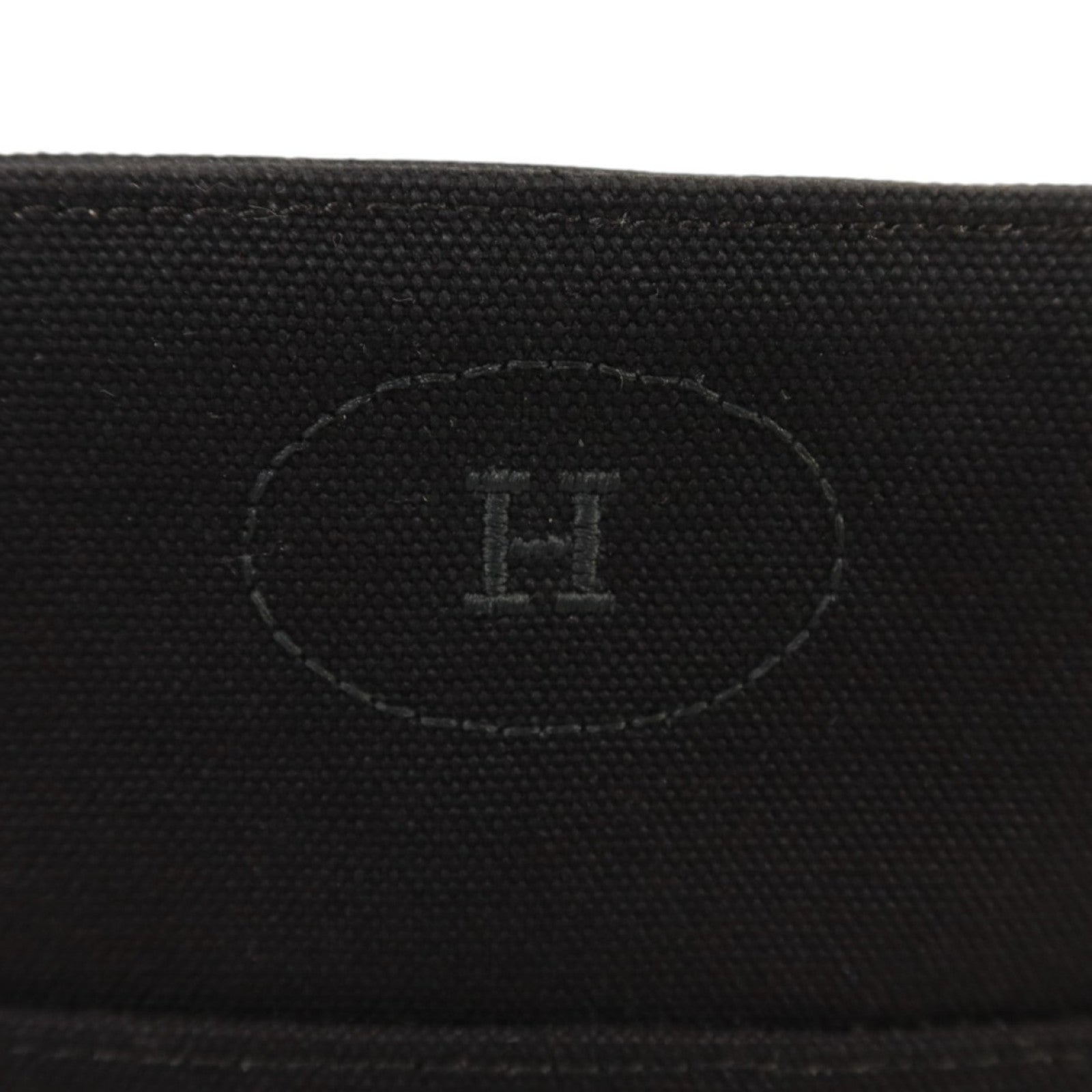 HERMES 帆布Bolide Case Medium銀扣手拿包