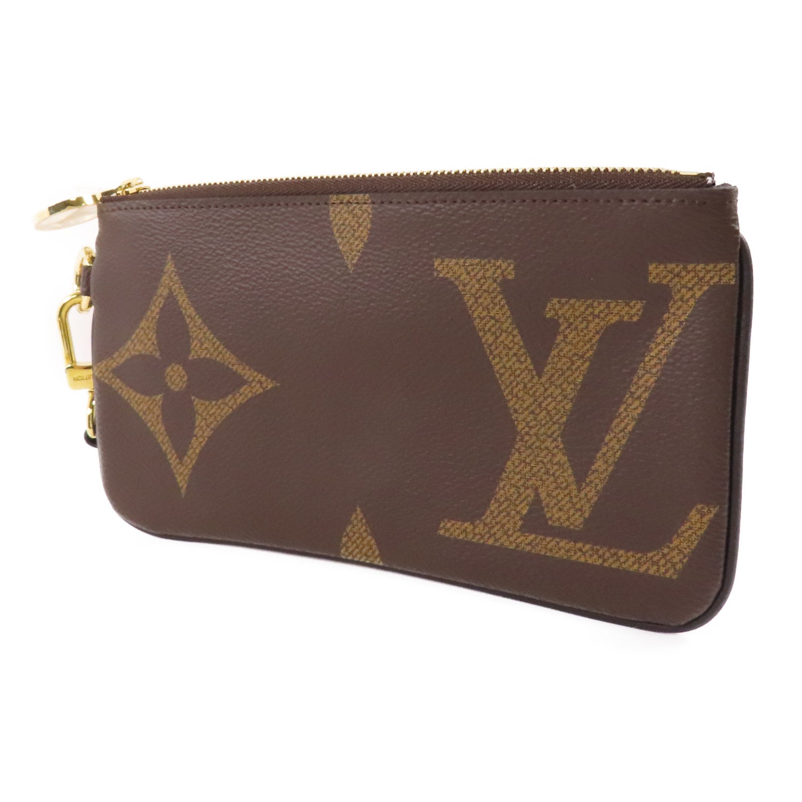 LOUIS VUITTON 【激減優惠】Monogram Giant/Monogram Reverse/Monogram Trio Pouch金扣手拿包