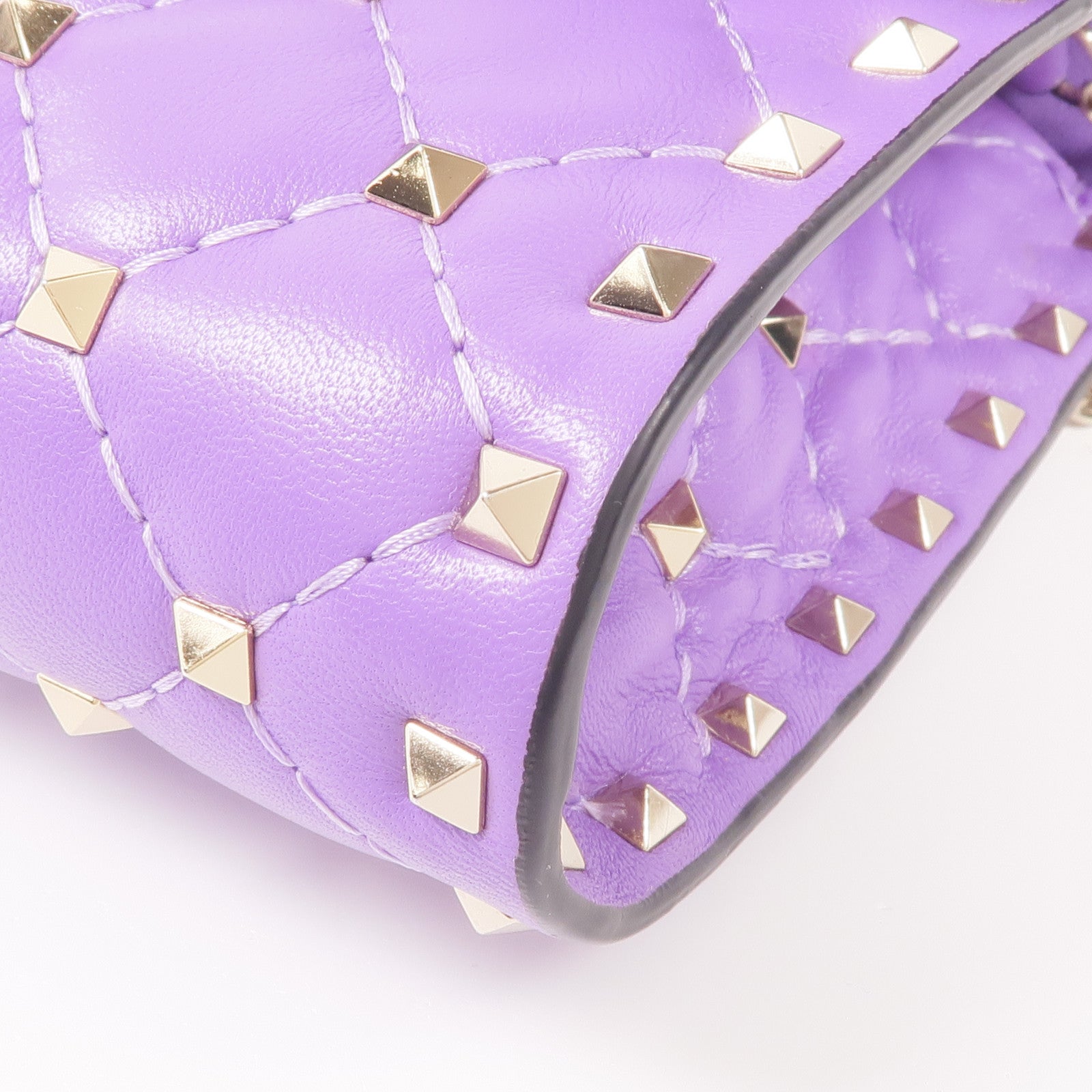 Valentino 羊皮皮革Rockstud Shoulder Bag金扣鏈帶肩背袋