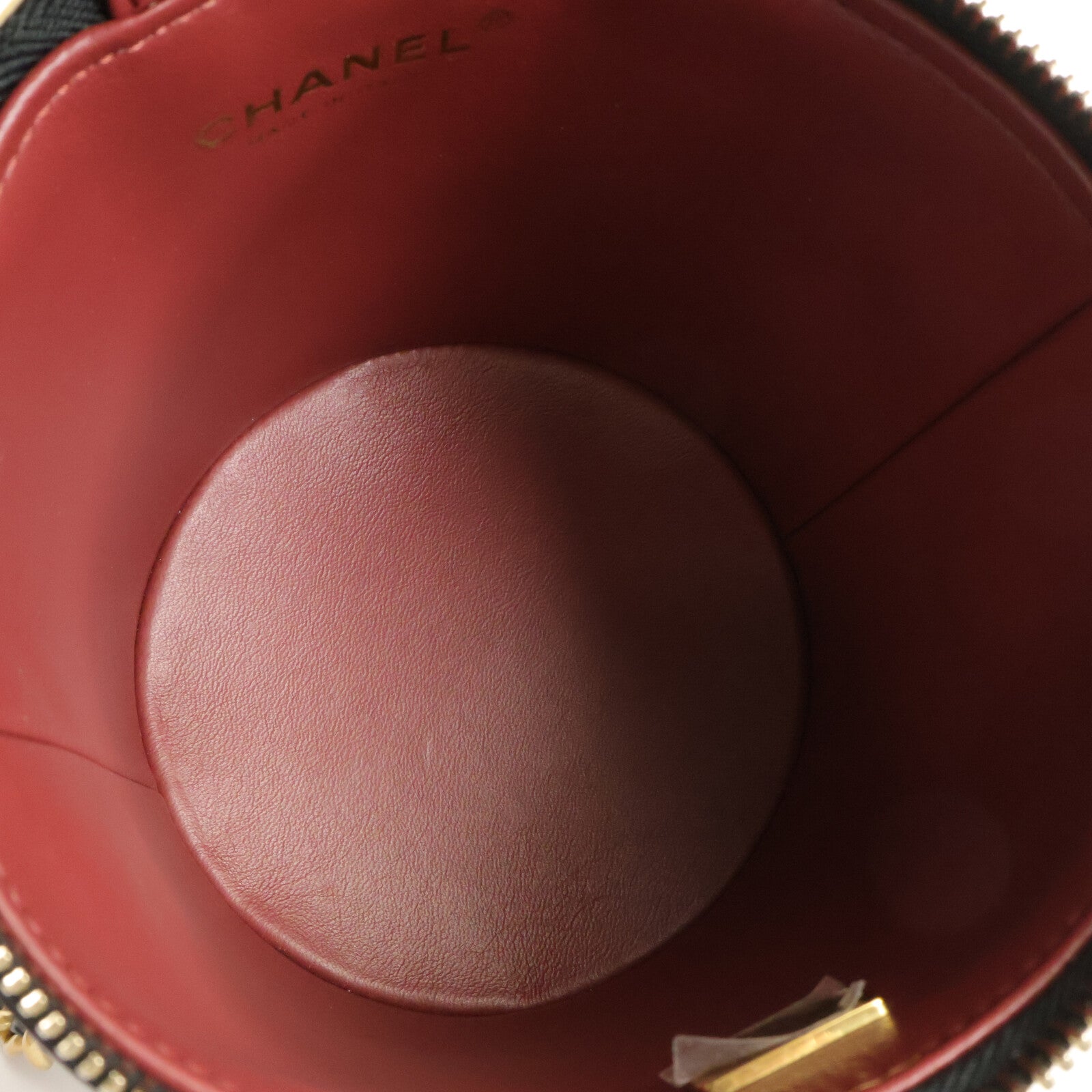 CHANEL 羊皮皮革Vanity Case鏈帶肩背袋
