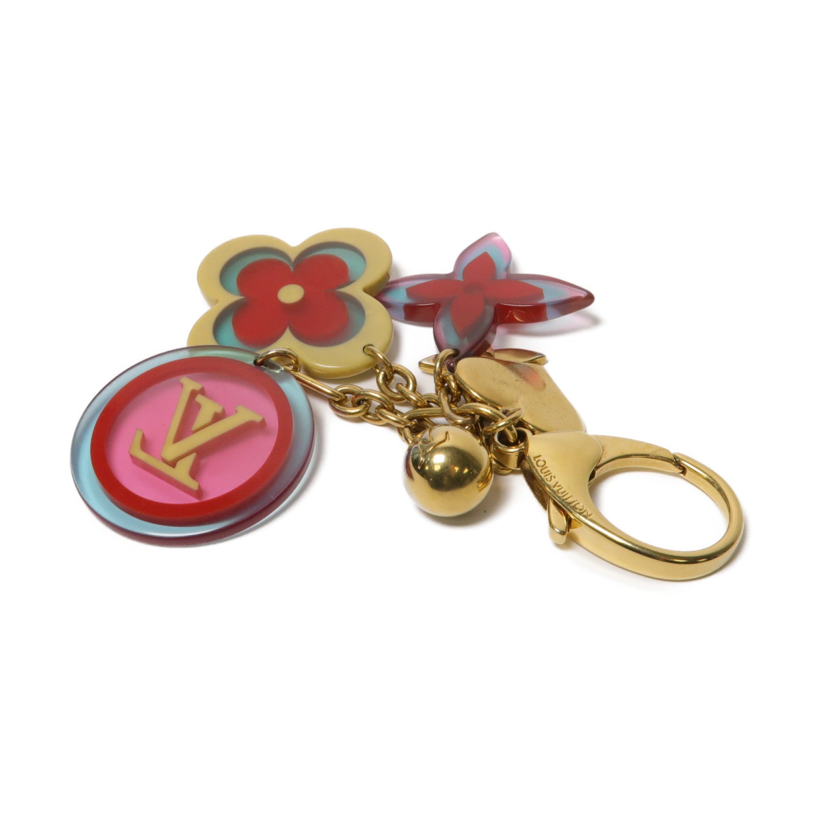 LOUIS VUITTON 【激減優惠】PVC/金屬Bijou Sac Candy Key Ring金扣鎖匙扣彩色