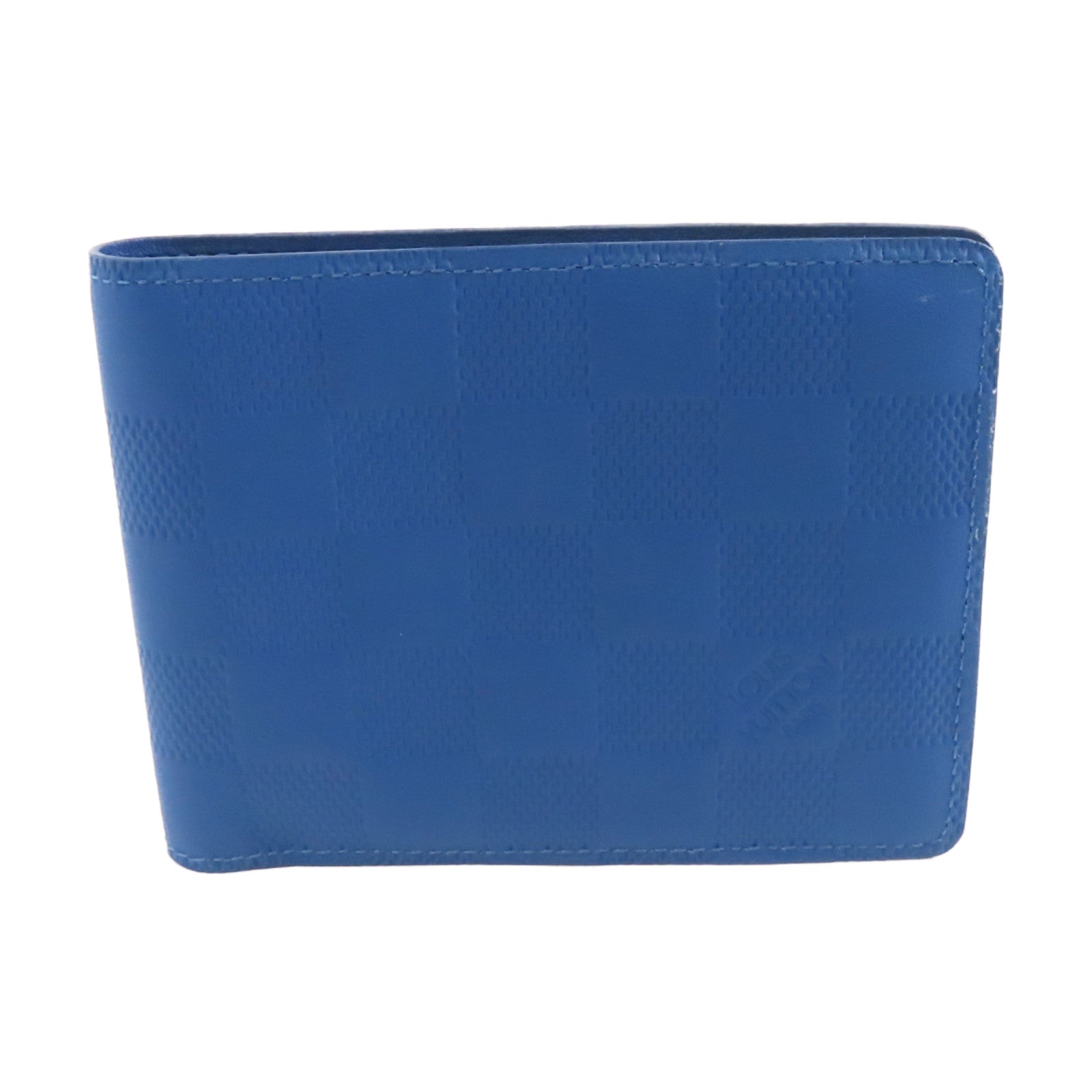 LOUIS VUITTON Damier Infini Multiple Wallet錢包藍色