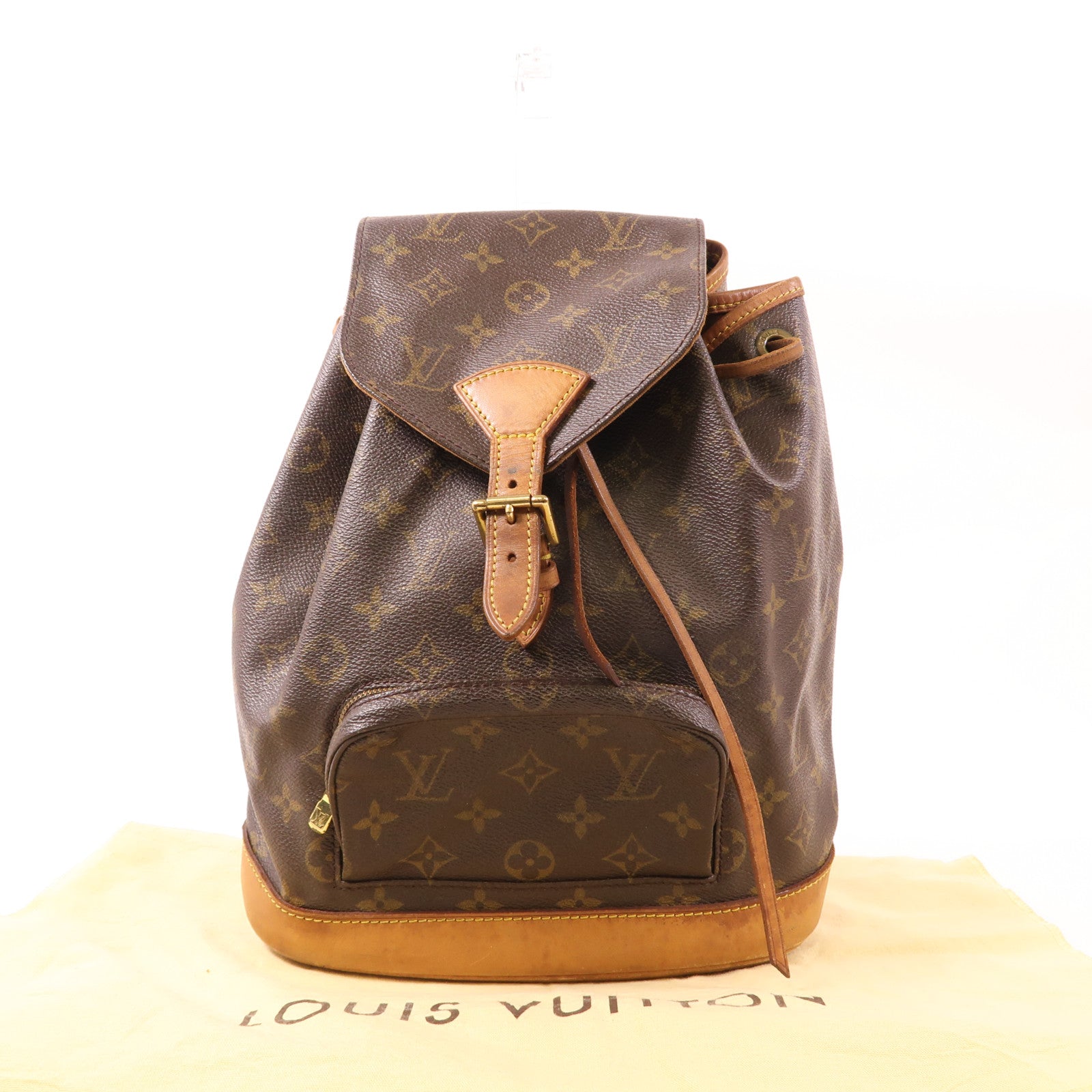 LOUIS VUITTON Monogram Montsouris MM Backpack金扣背包