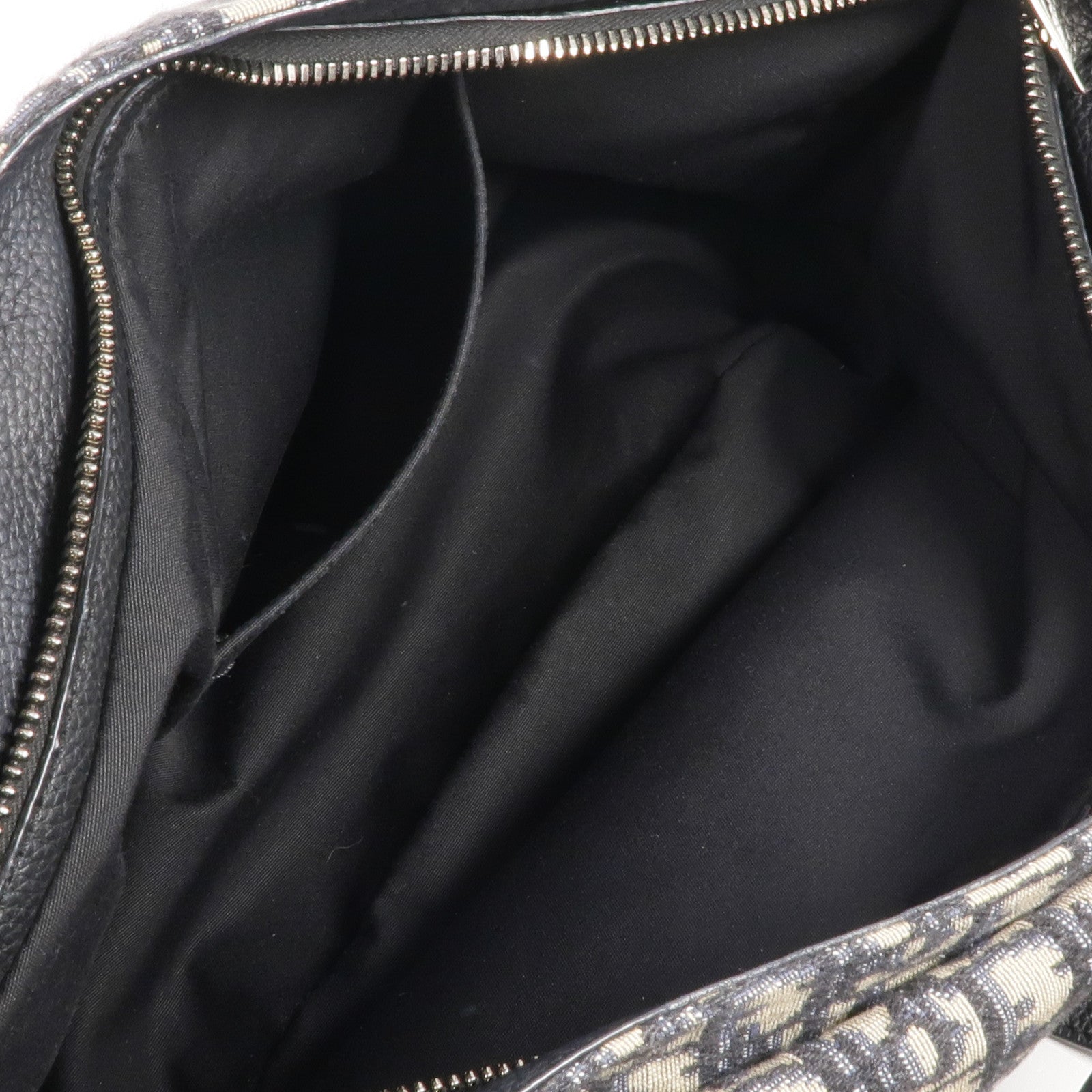 Dior 帆布Soft Saddle Bag銀扣手挽肩背兩用袋