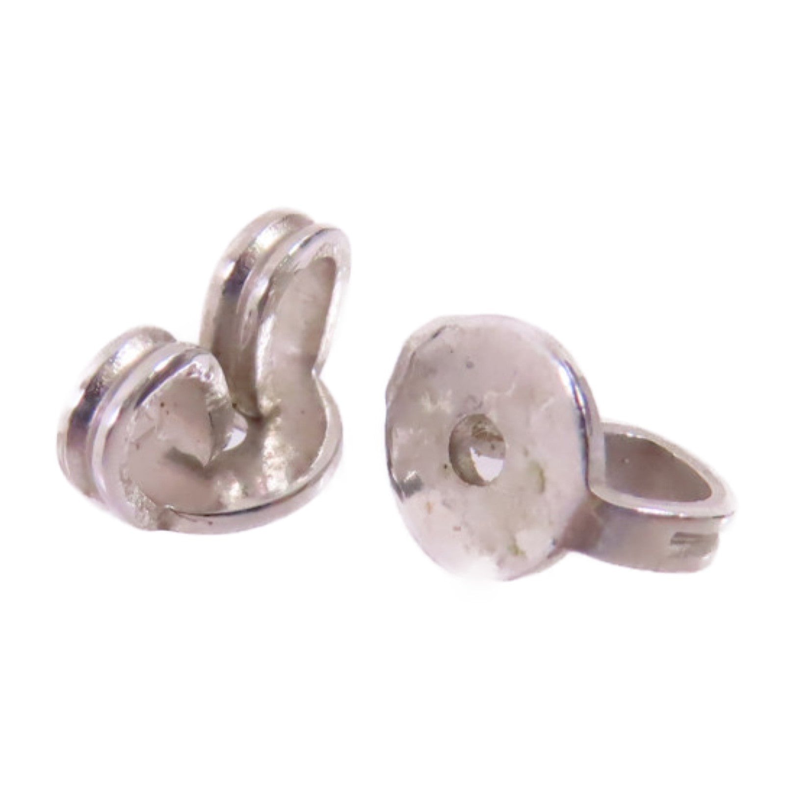GUCCI 18K白金GG Earrings銀扣耳環