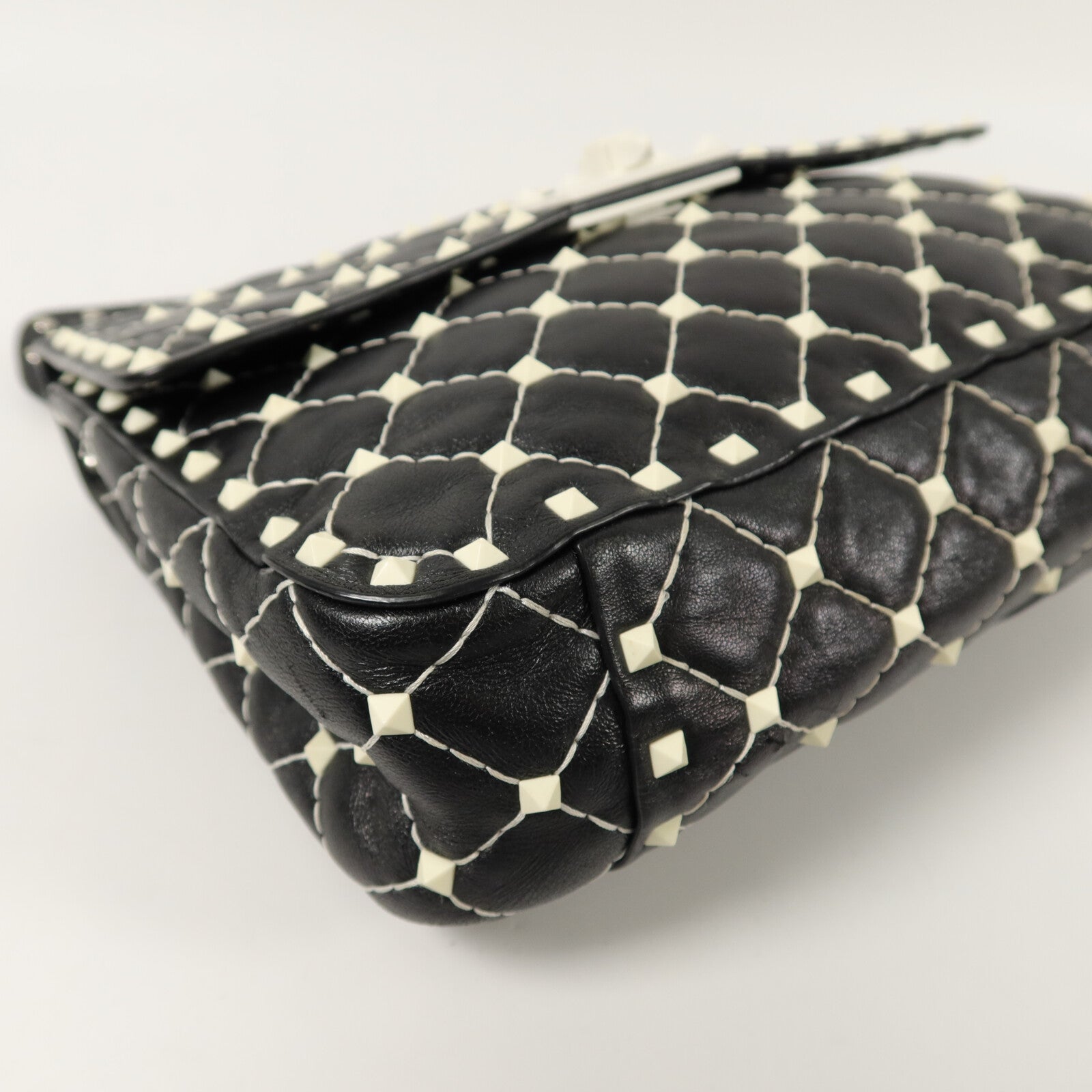 Valentino 牛皮皮革Rockstud Spike手挽肩背兩用袋