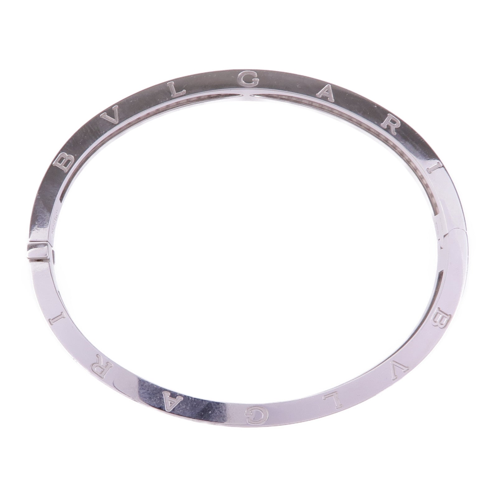 BVLGARI 18K白金B.zero1鑽石手鐲