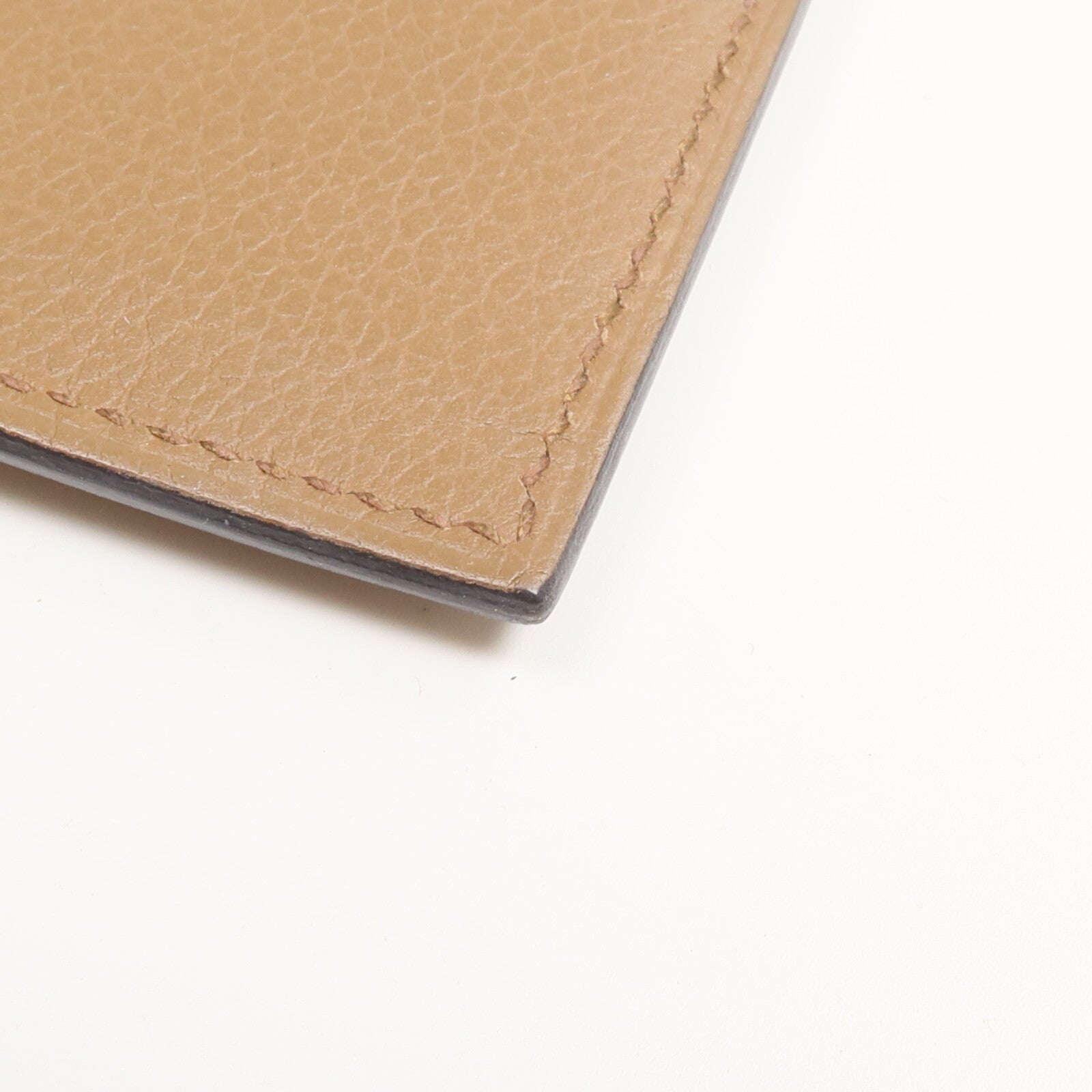 HERMES Evercolor皮革H Sellier Card Holder卡片套Alezan