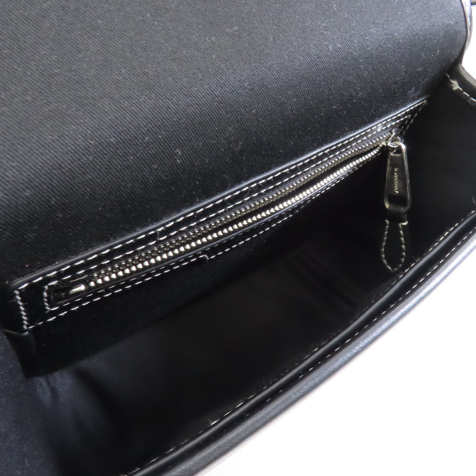 BURBERRY 帆布/皮革Shoulder Bag銀扣肩背袋啡色/黑色