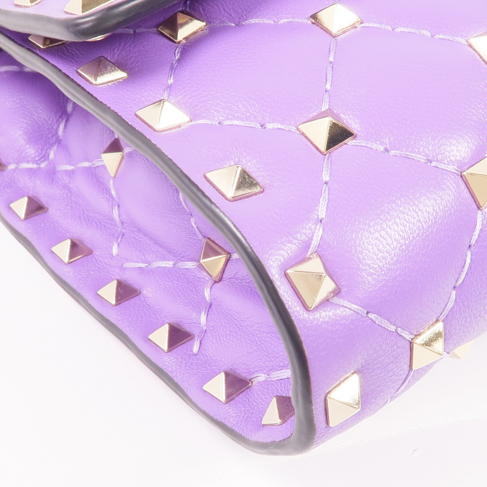 Valentino 羊皮皮革Rockstud Shoulder Bag金扣鏈帶肩背袋