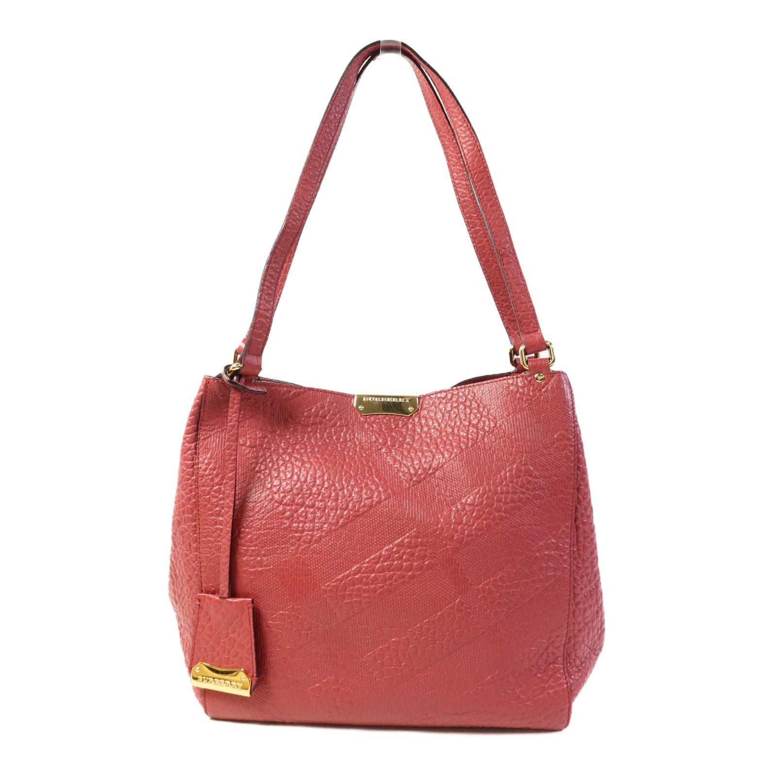 BURBERRY 牛皮皮革Shoulder Bag金扣肩背袋
