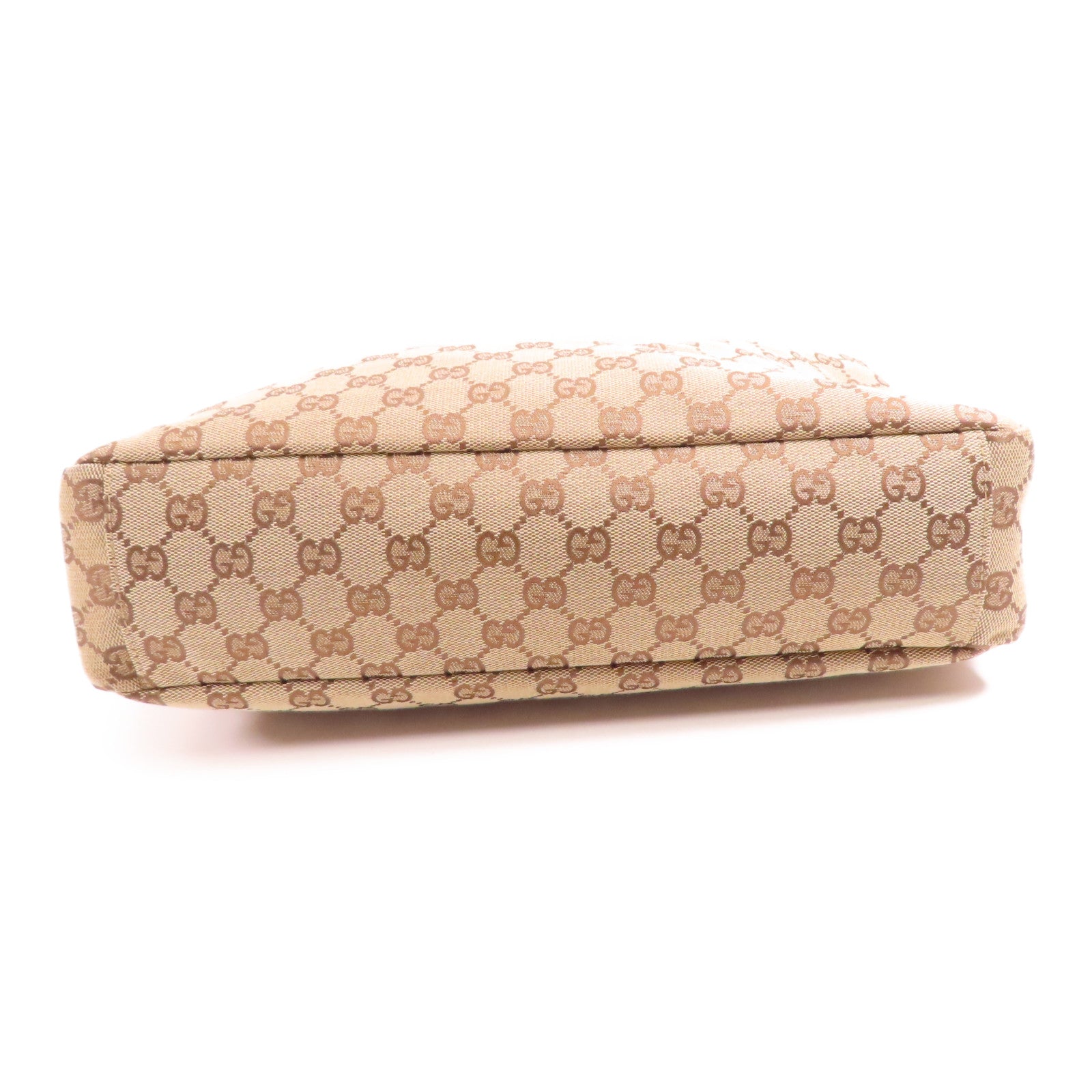 GUCCI GG GHW Shoulder Bag Canvas 35097 Brown