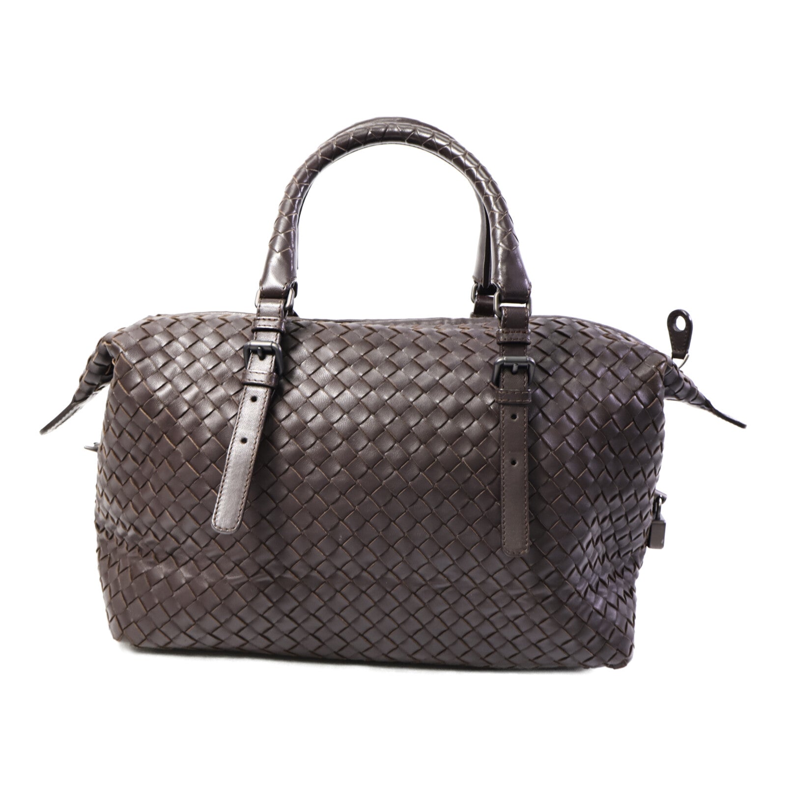 BOTTEGA VENETA 羊皮皮革Boston Bag手挽袋