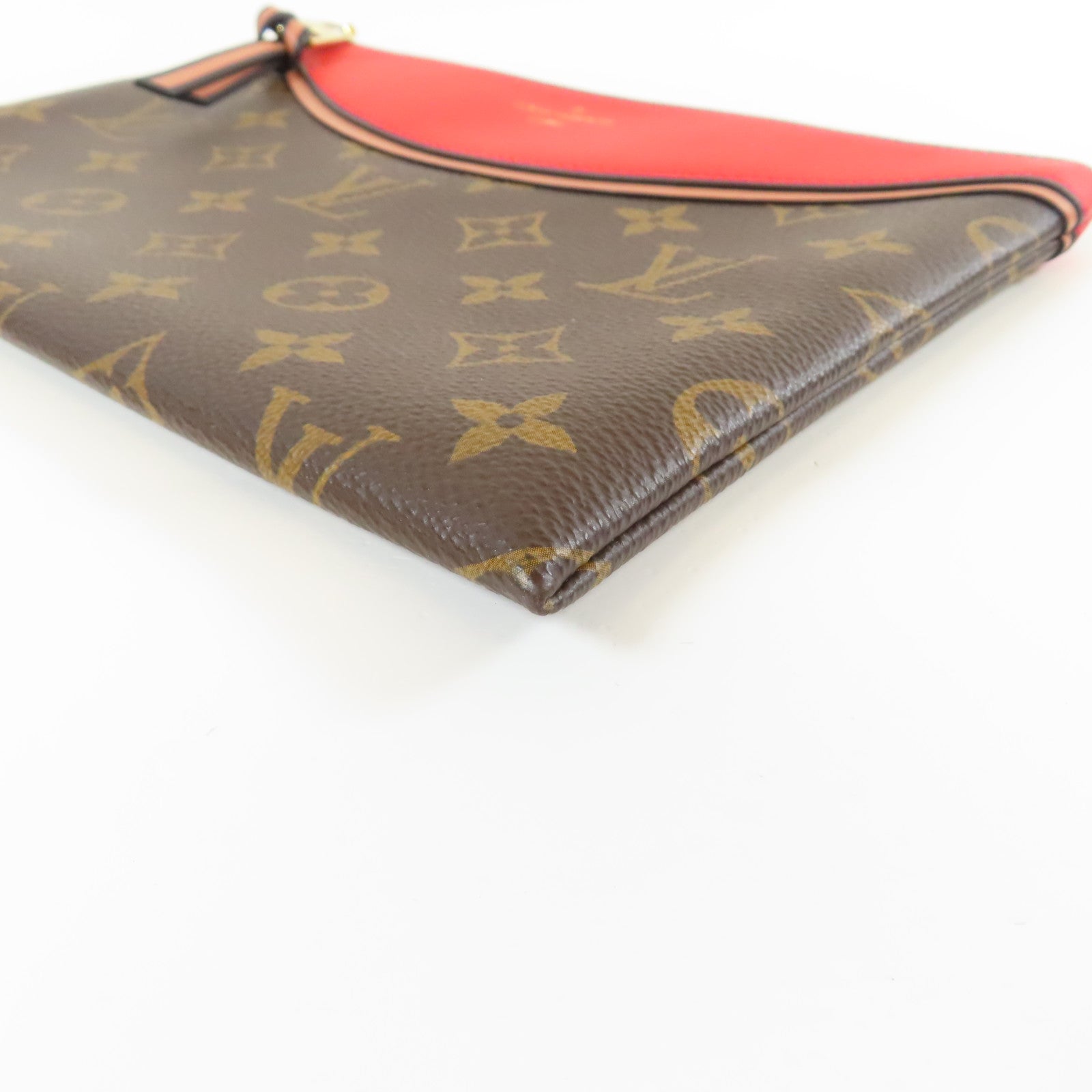 LOUIS VUITTON 【激減優惠】Monogram Tuileries Pochette金扣小袋啡色