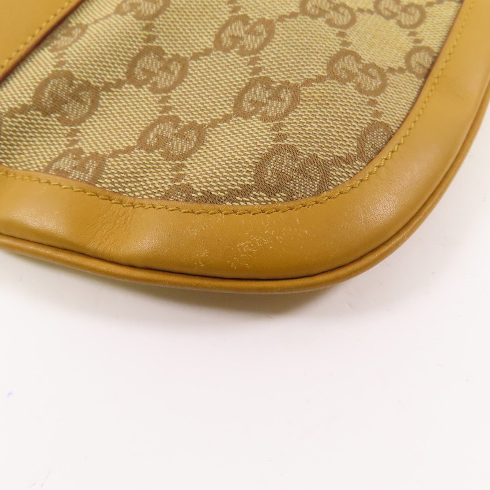 GUCCI 帆布Shoulder Bag金扣肩背袋