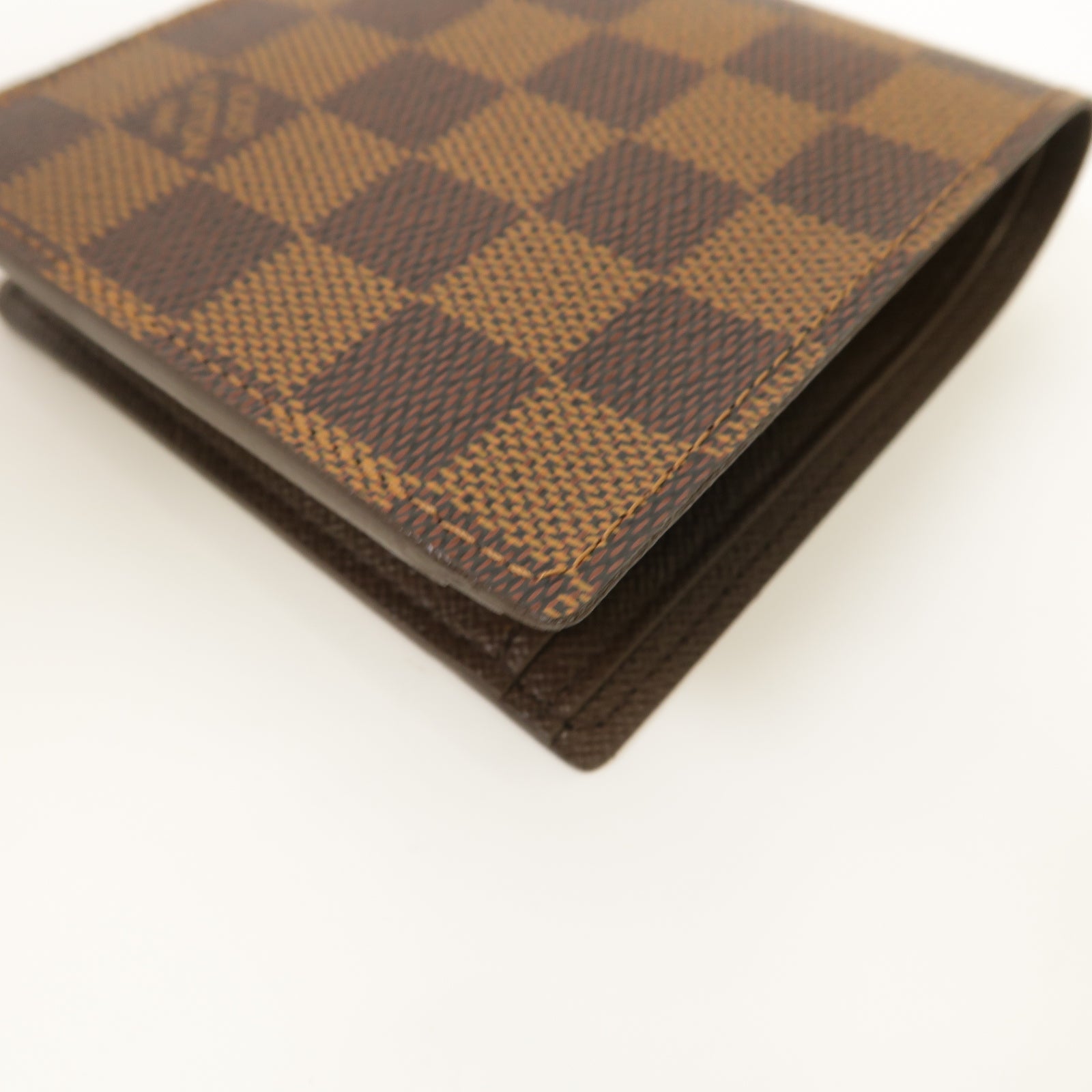 LOUIS VUITTON Damier Marco Wallet金扣錢包啡色