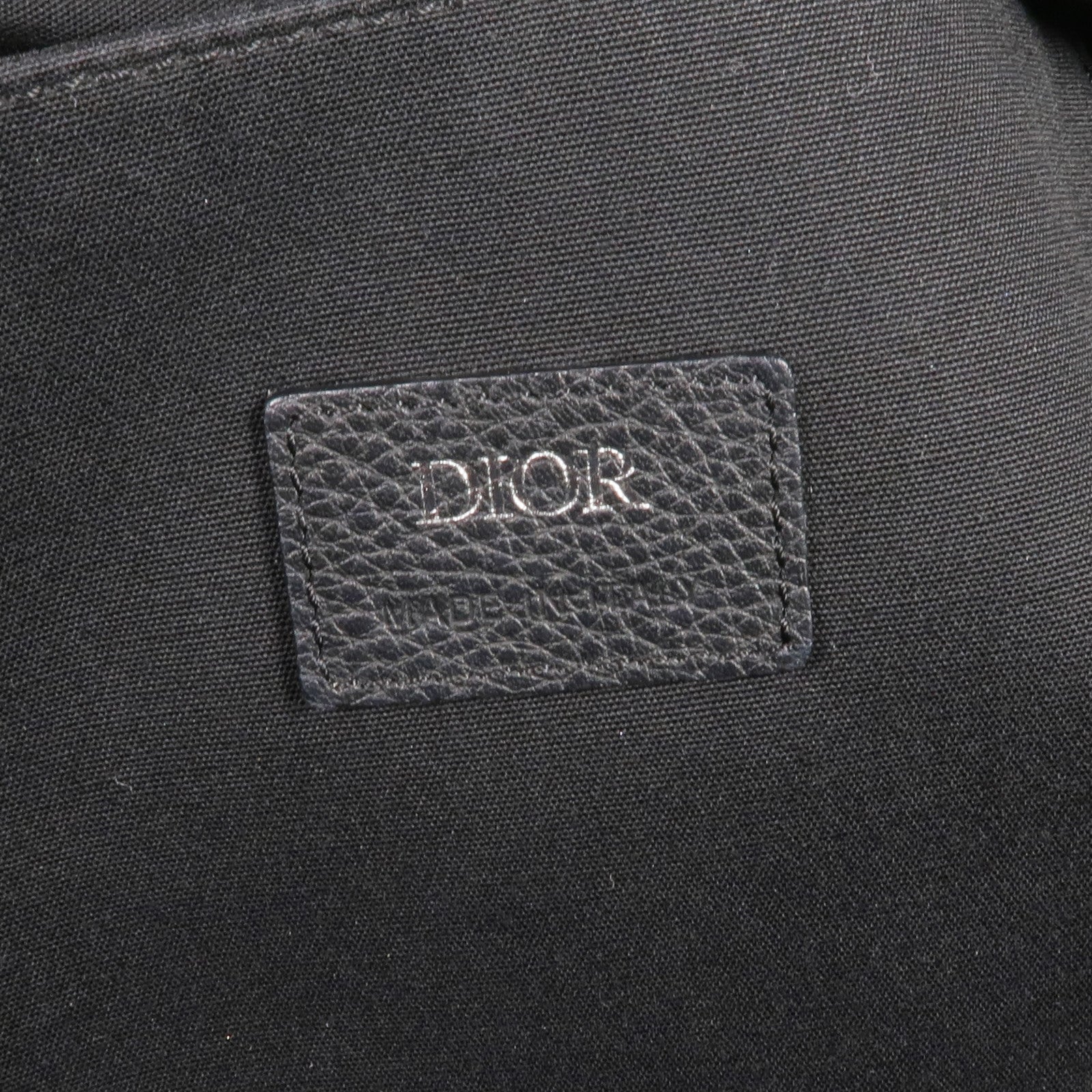 Dior 帆布Soft Saddle Bag銀扣手挽肩背兩用袋