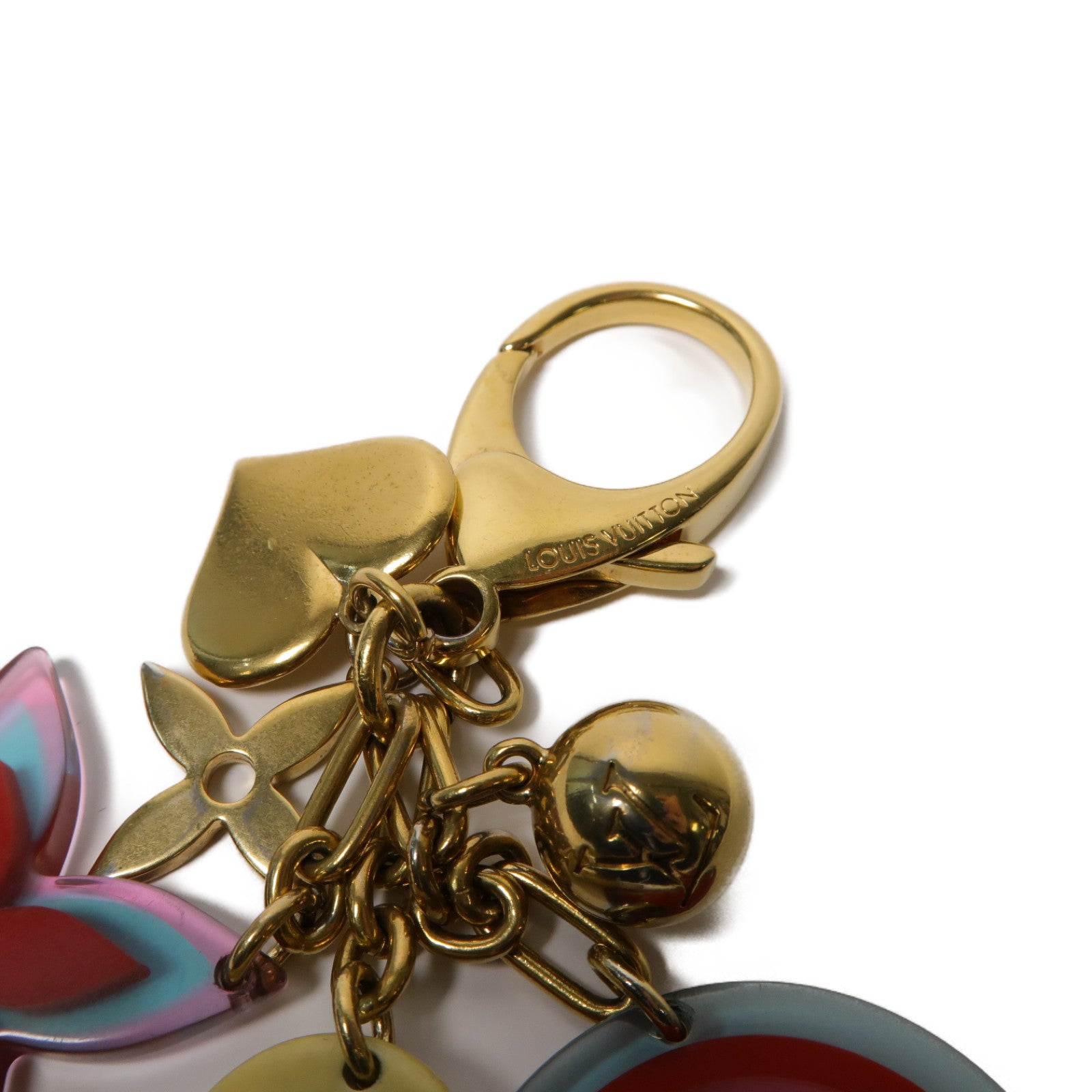 LOUIS VUITTON 【激減優惠】PVC/金屬Bijou Sac Candy Key Ring金扣鎖匙扣彩色