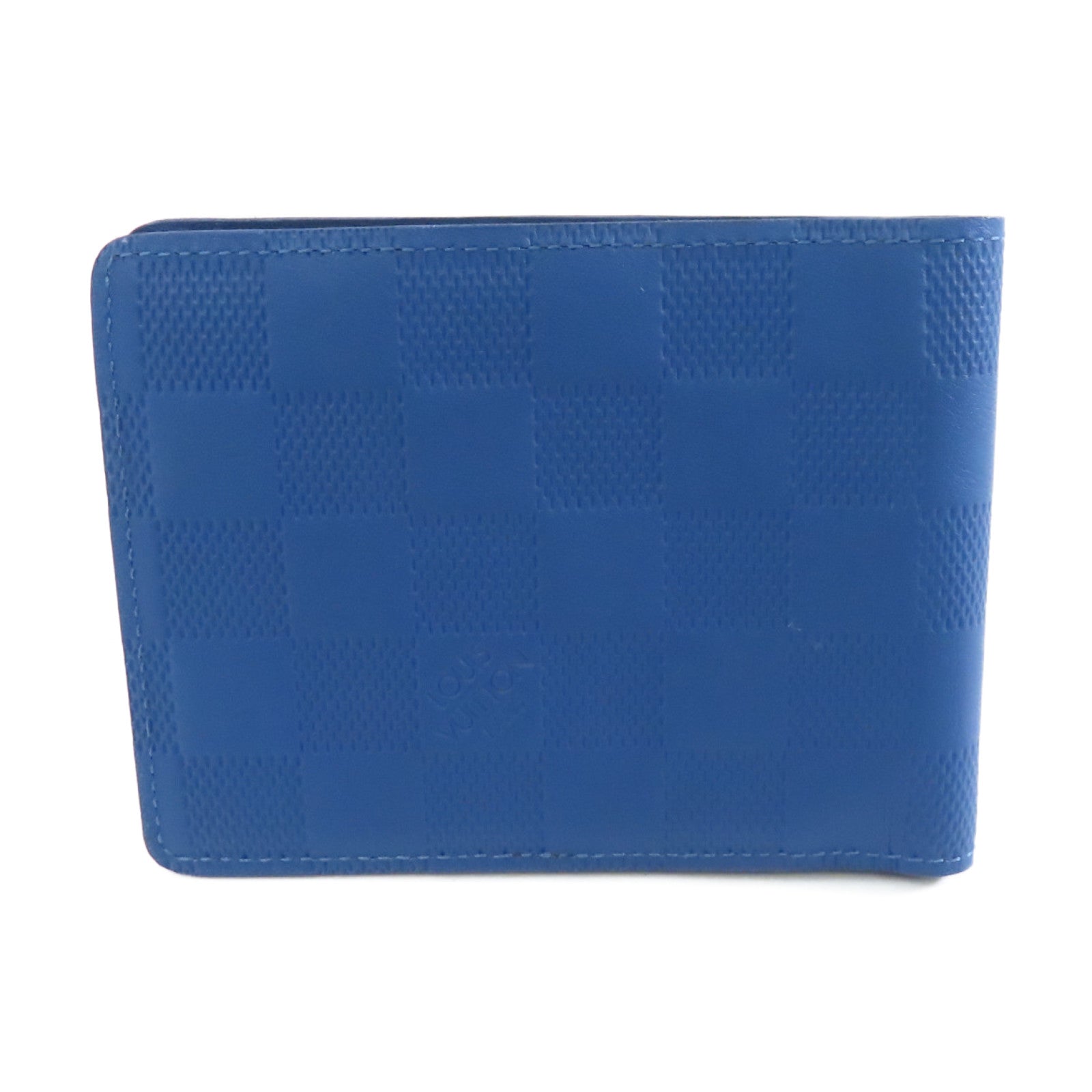 LOUIS VUITTON Damier Infini Multiple Wallet錢包藍色